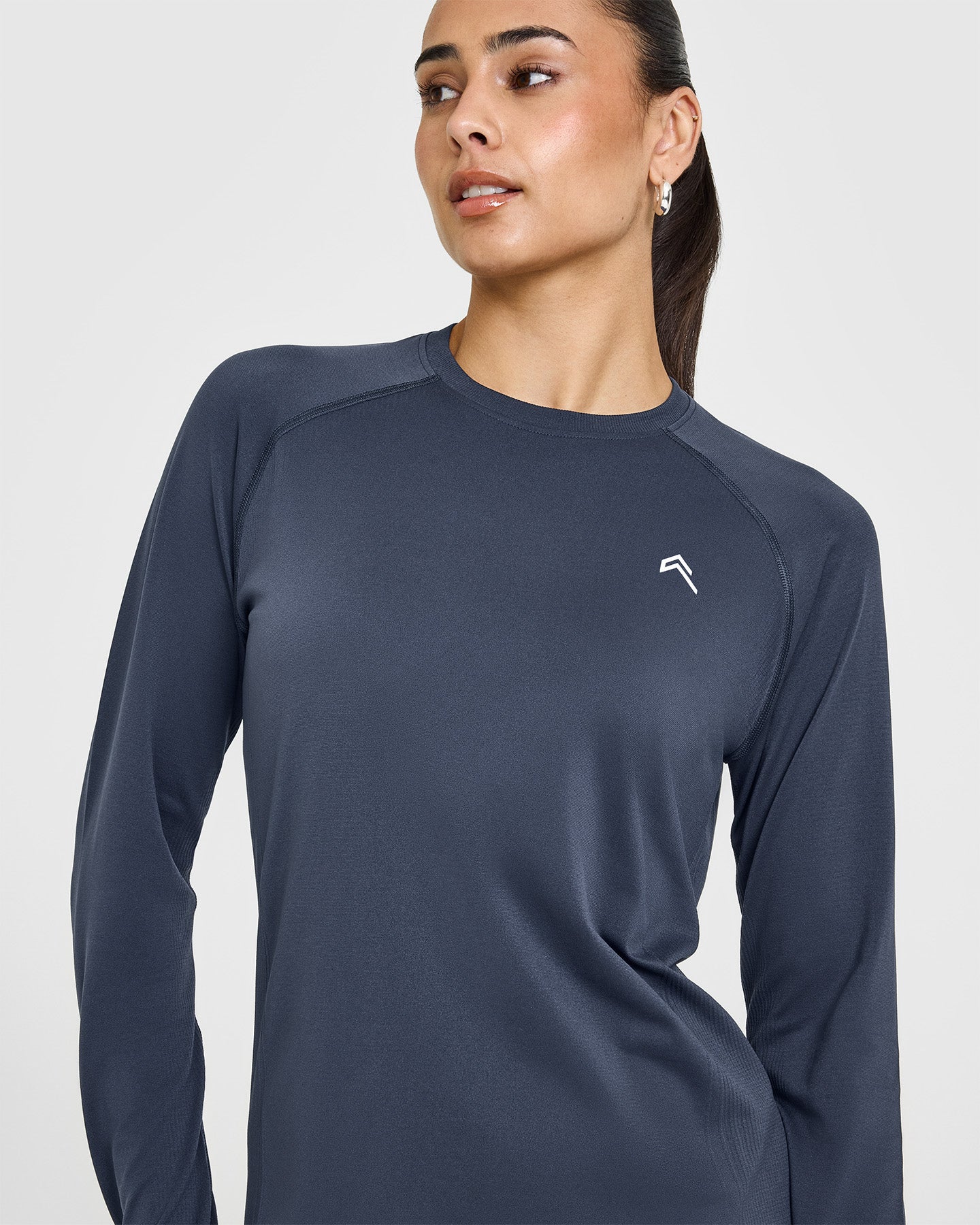 Go To Seamless Loose Long Sleeve Top | True Blue - Image 5