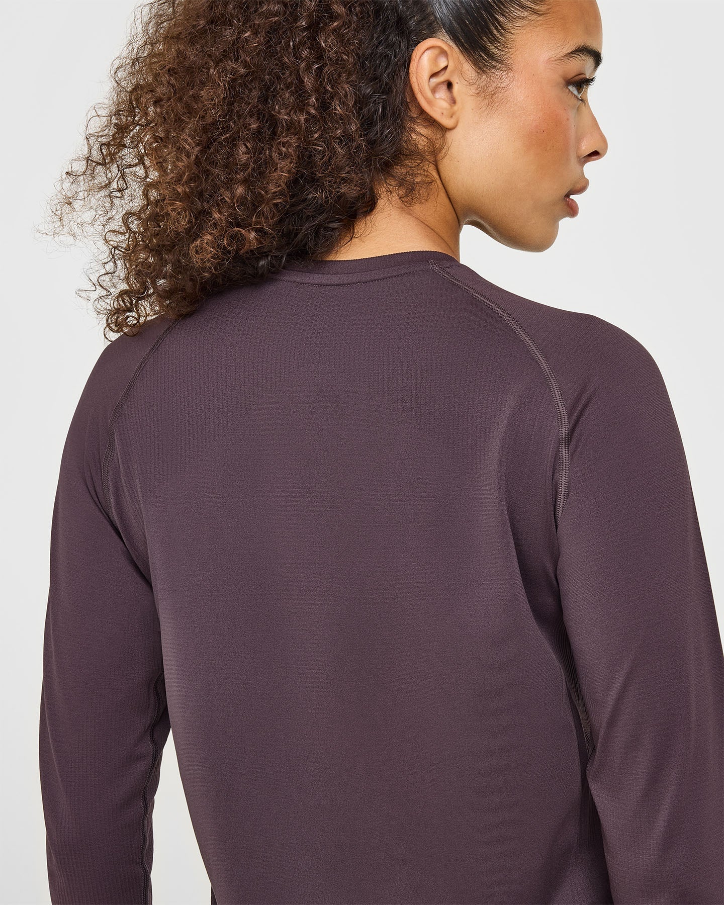 Go To Seamless Loose Long Sleeve Top | Umber Brown - Image 5