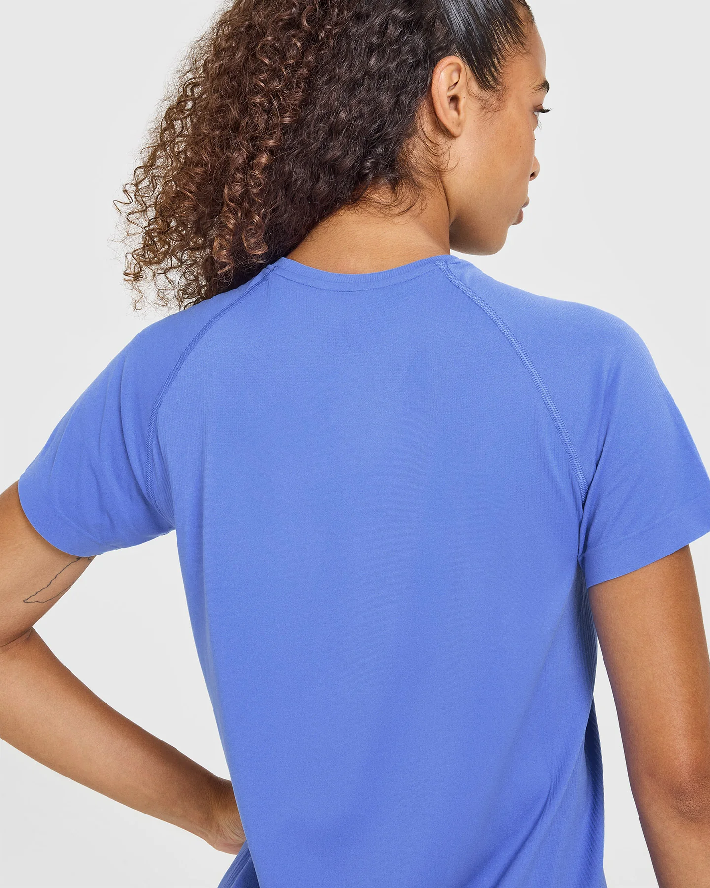Go To Seamless Loose Top | Glaucous Blue - Image 6