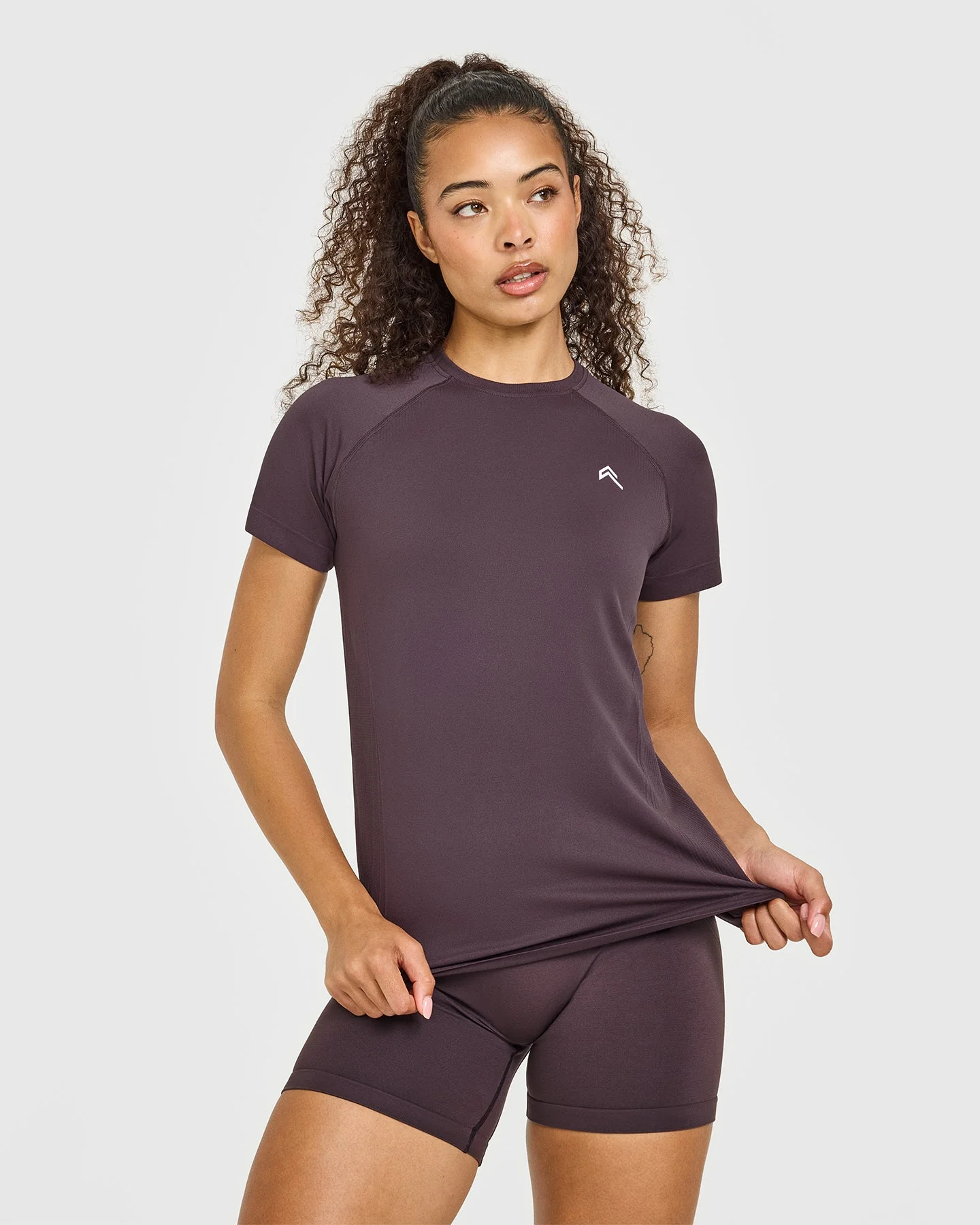 Go To Seamless Loose Top | Umber Brown