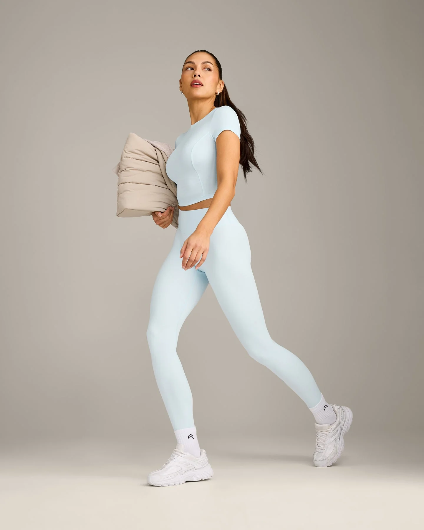 Mellow™ Motion Crew Neck Mid Top | Cloud Blue - Image 3