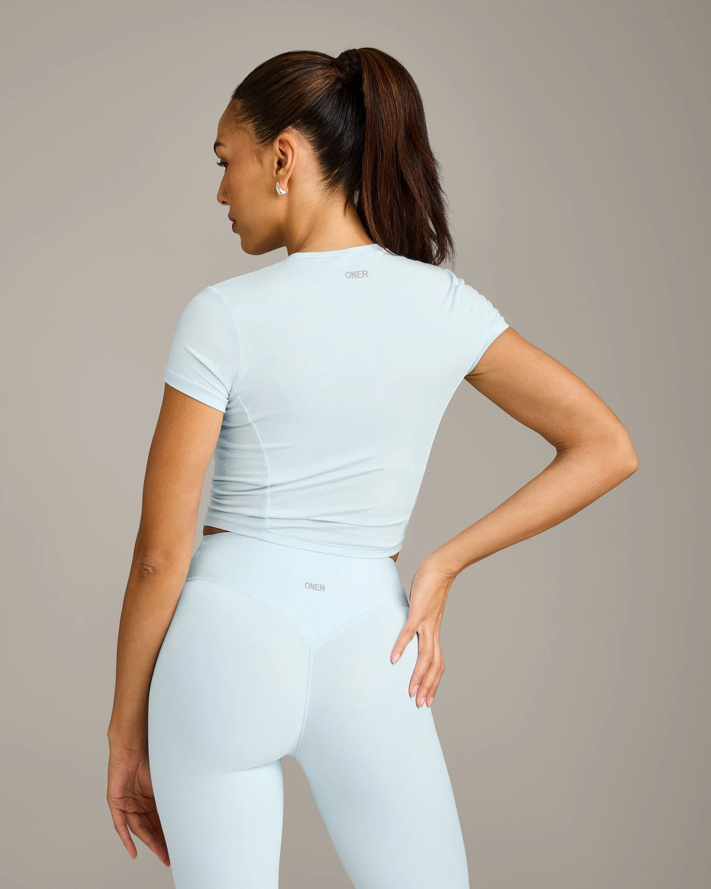 Mellow™ Motion Crew Neck Mid Top | Cloud Blue - Image 6