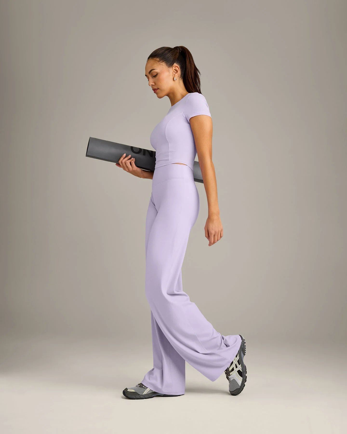 Mellow™ Motion Crew Neck Mid Top | Lavender Purple - Image 3