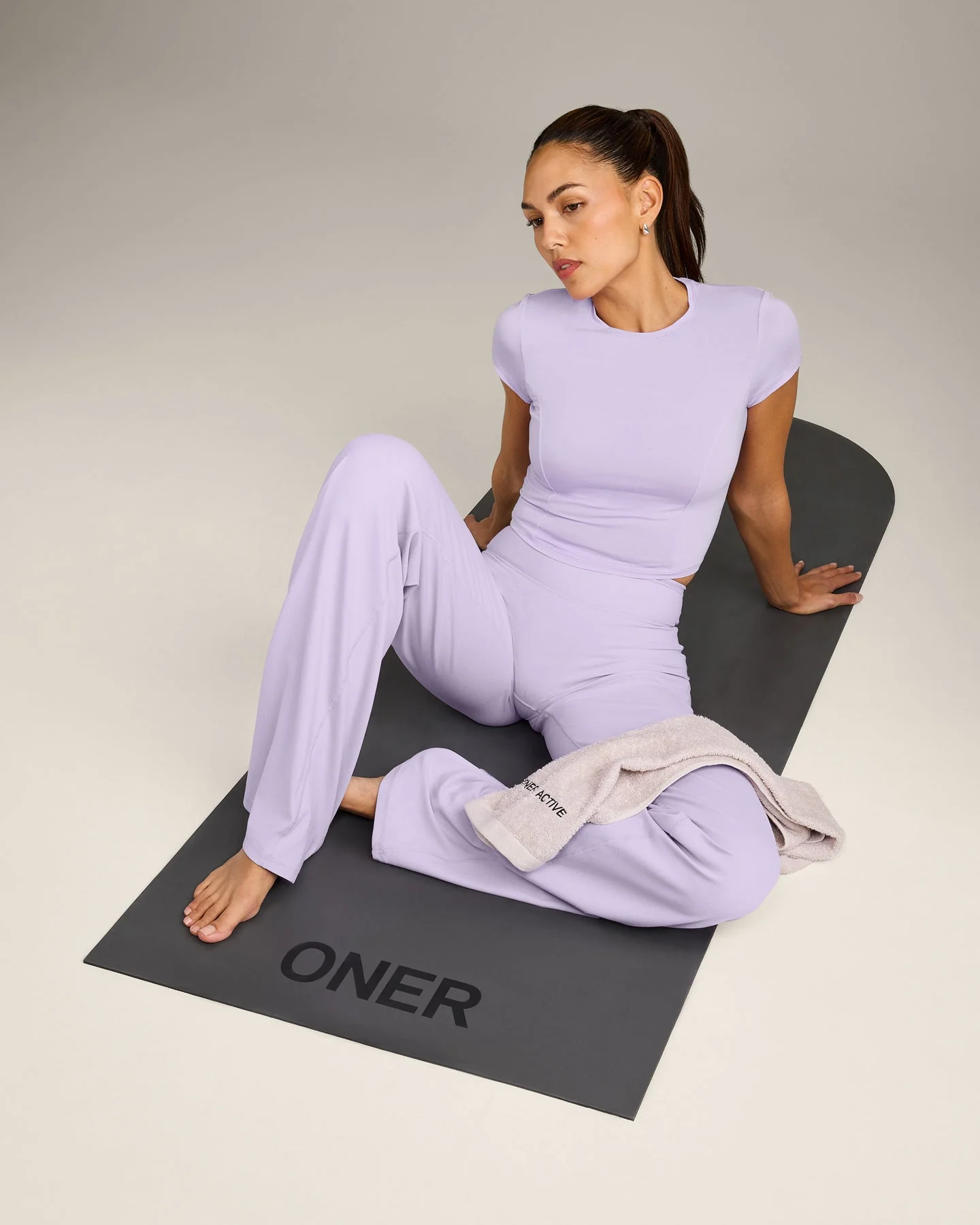Mellow™ Motion Crew Neck Mid Top | Lavender Purple - Image 4