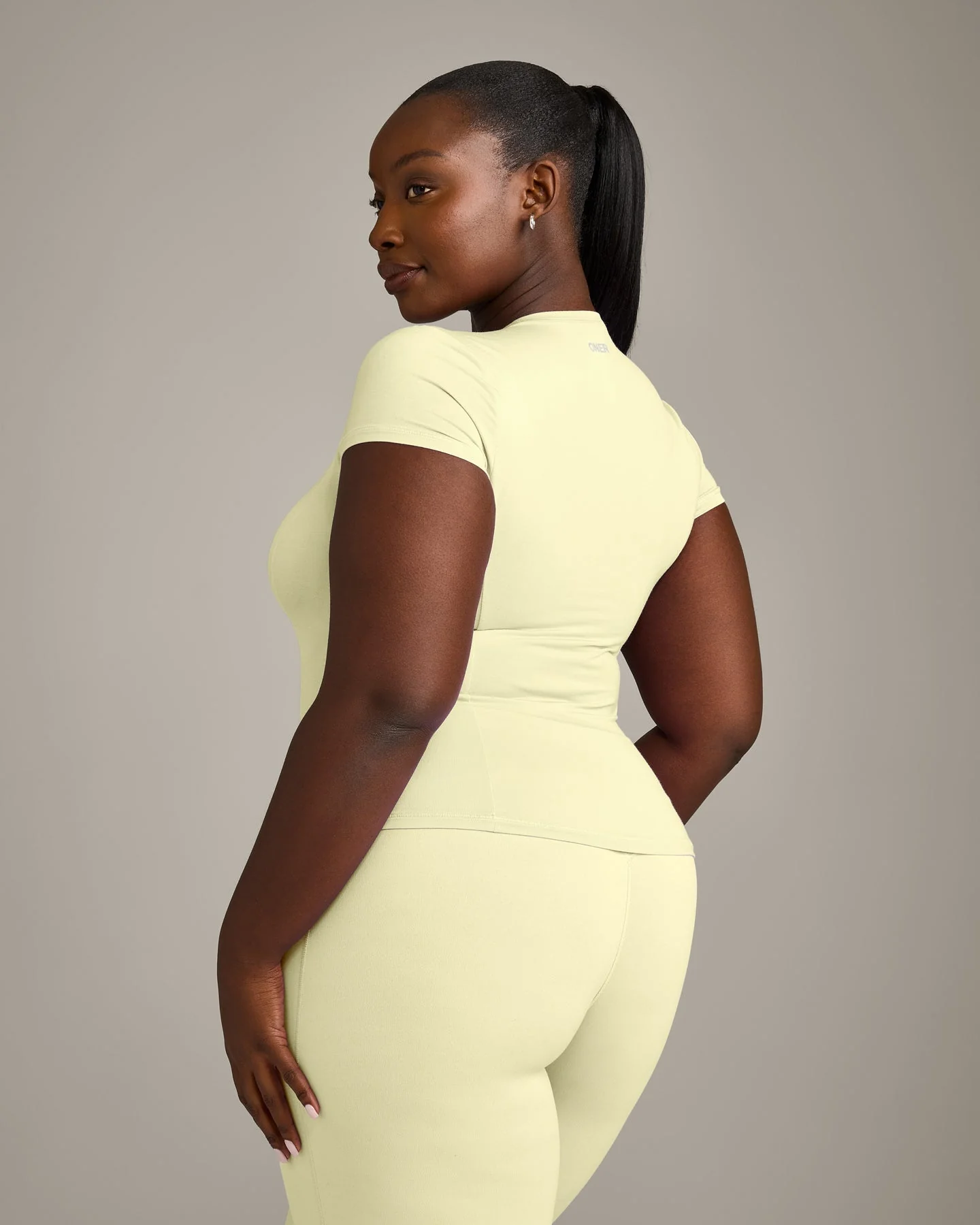 Mellow™ Motion Crew Neck Top | Pastel Yellow - Image 5
