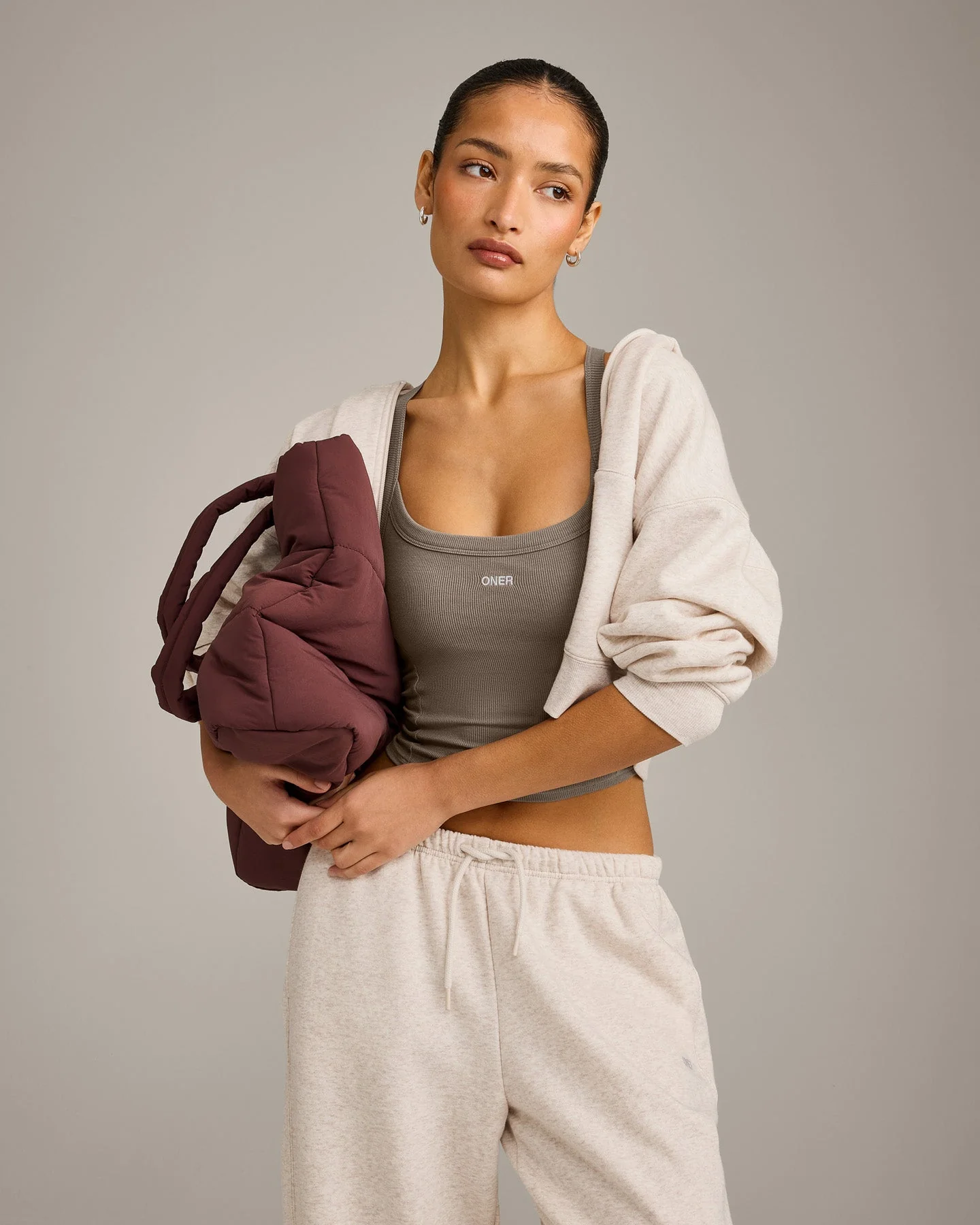 Mellow™ Rib Racer Back Mid Vest with Built in Bra Shelf | Warm Minky - Image 5