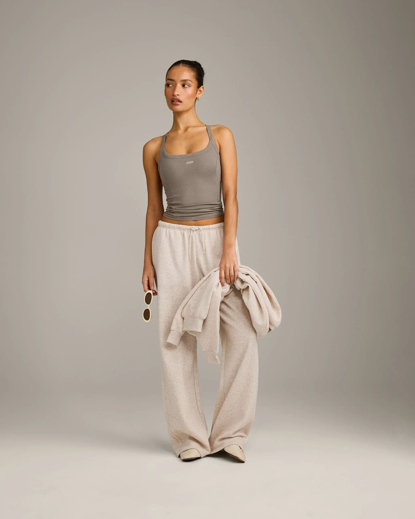 Mellow™ Rib Racer Back Vest with Built in Bra Shelf | Warm Minky - Image 3