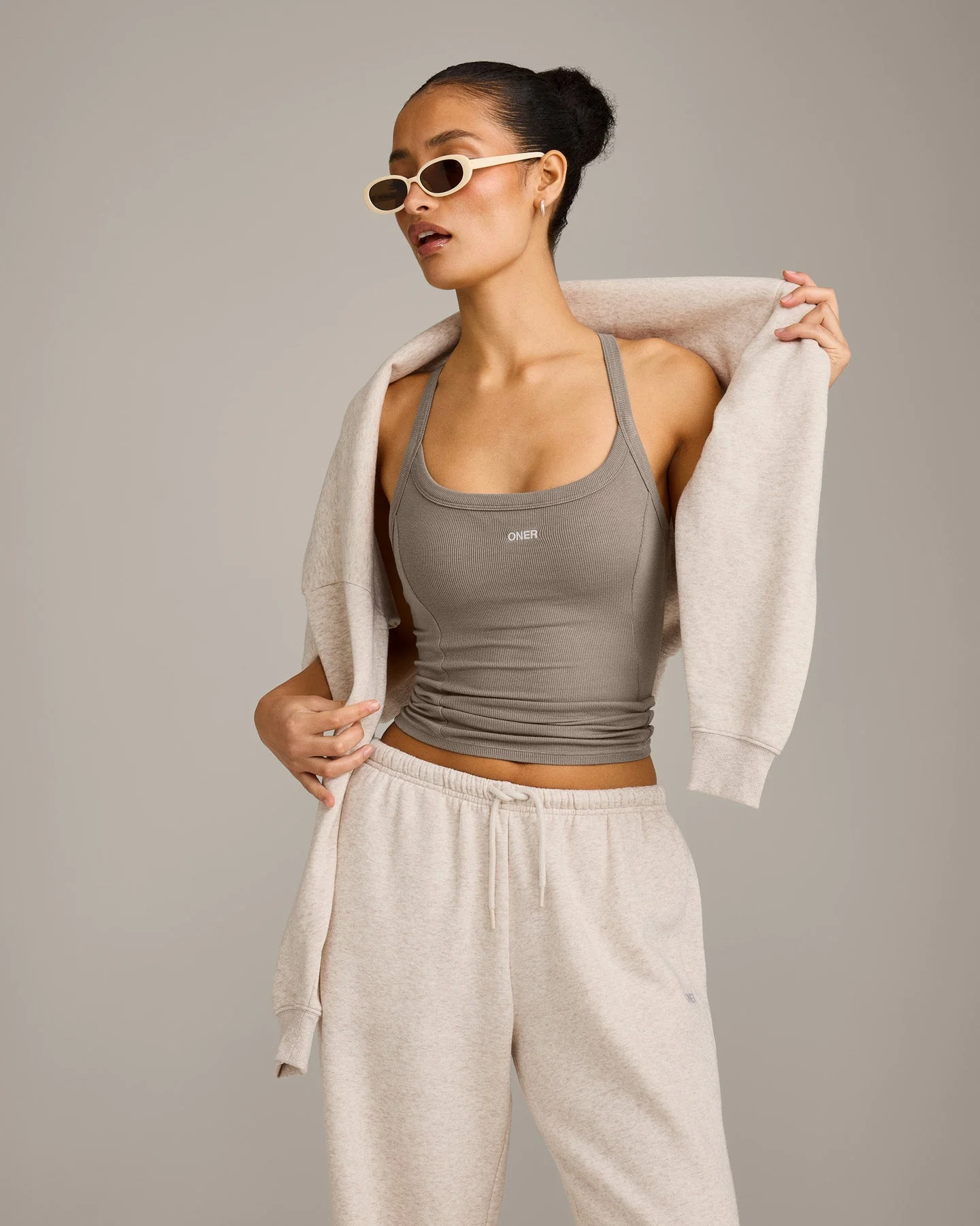 Mellow™ Rib Racer Back Vest with Built in Bra Shelf | Warm Minky - Image 6