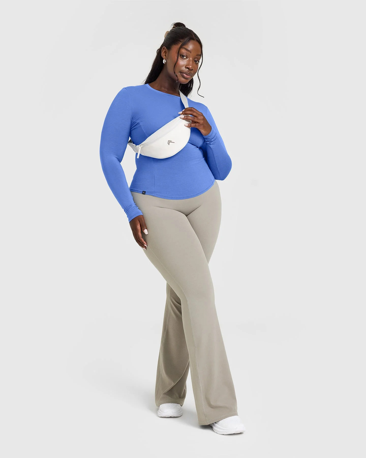 Mellow™ Soft Long Sleeve Top | Glaucous Blue - Image 3