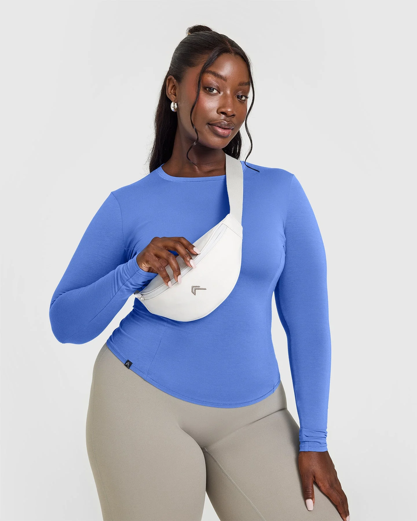 Mellow™ Soft Long Sleeve Top | Glaucous Blue - Image 6
