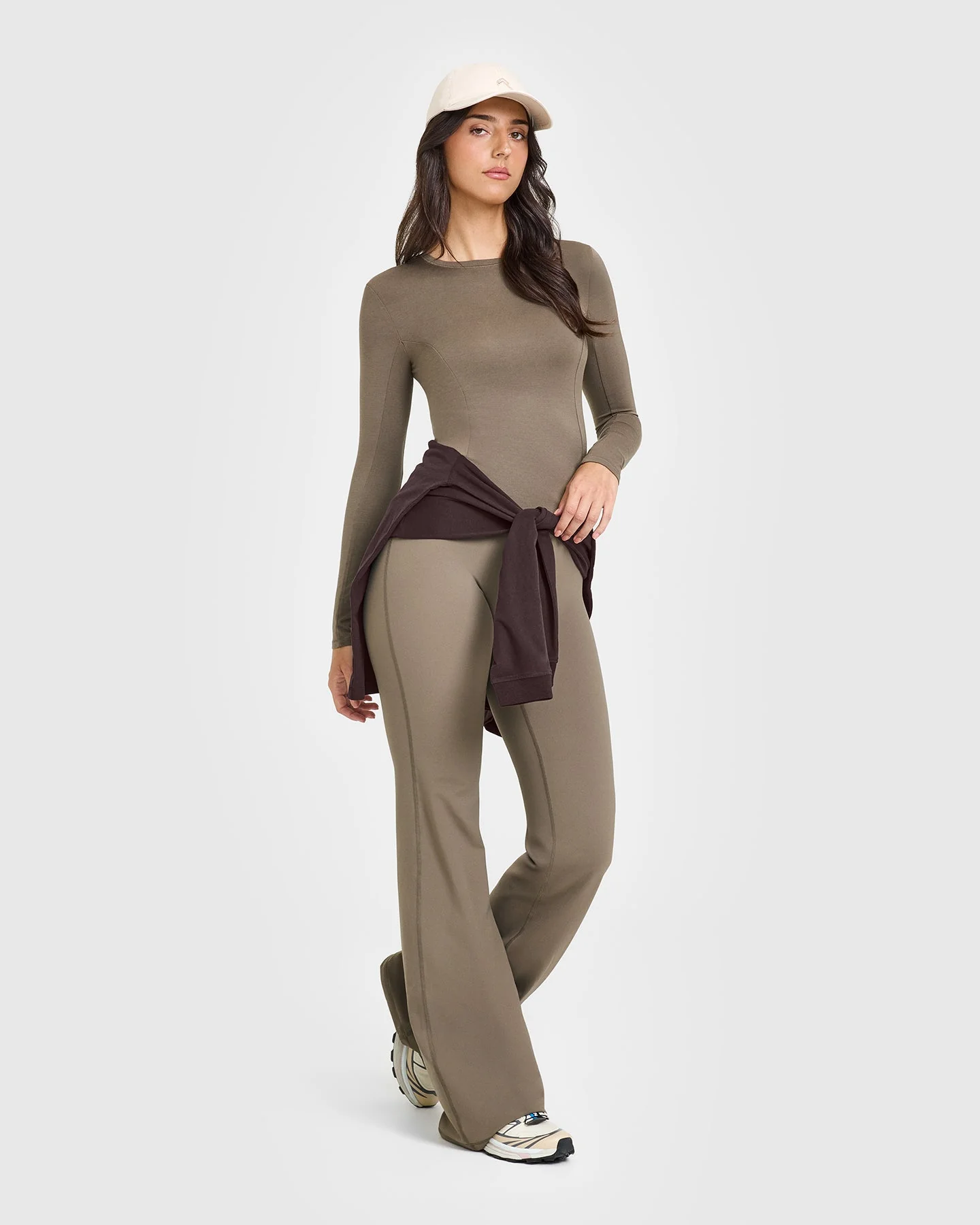 Mellow™ Soft Long Sleeve Top | Moss Brown - Image 3