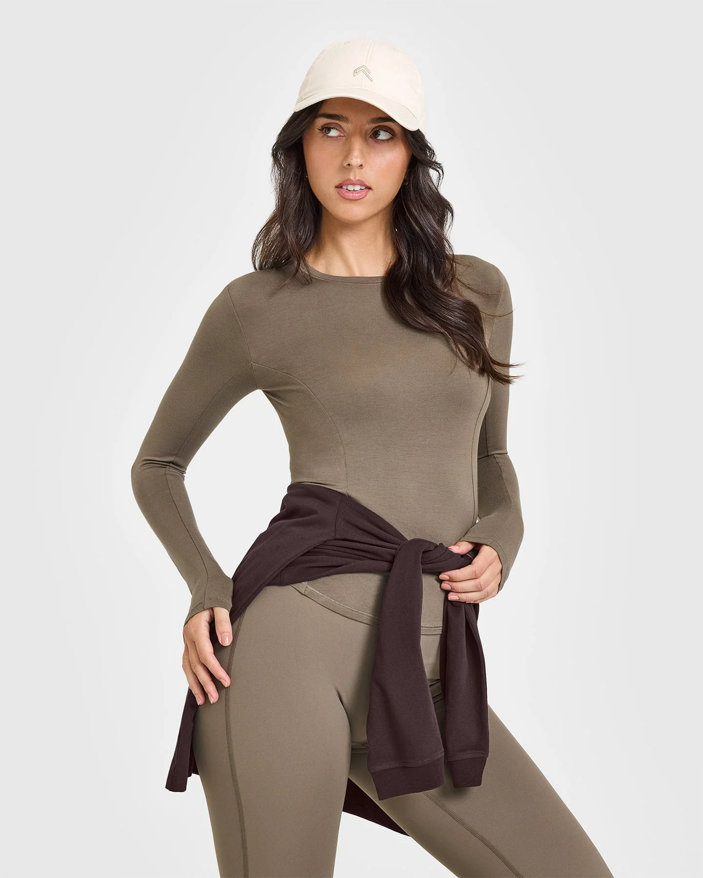 Mellow™ Soft Long Sleeve Top | Moss Brown - Image 6