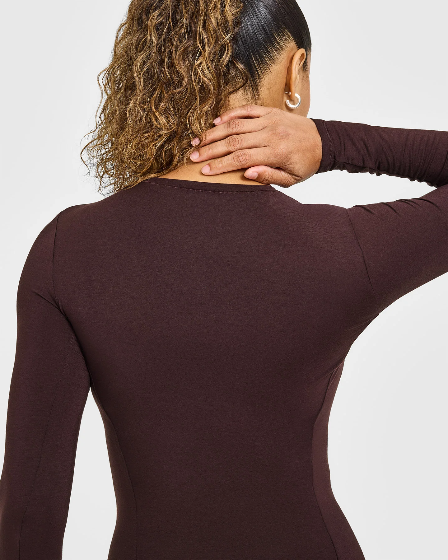 Mellow™ Soft Long Sleeve Top | Plum Brown - Image 5