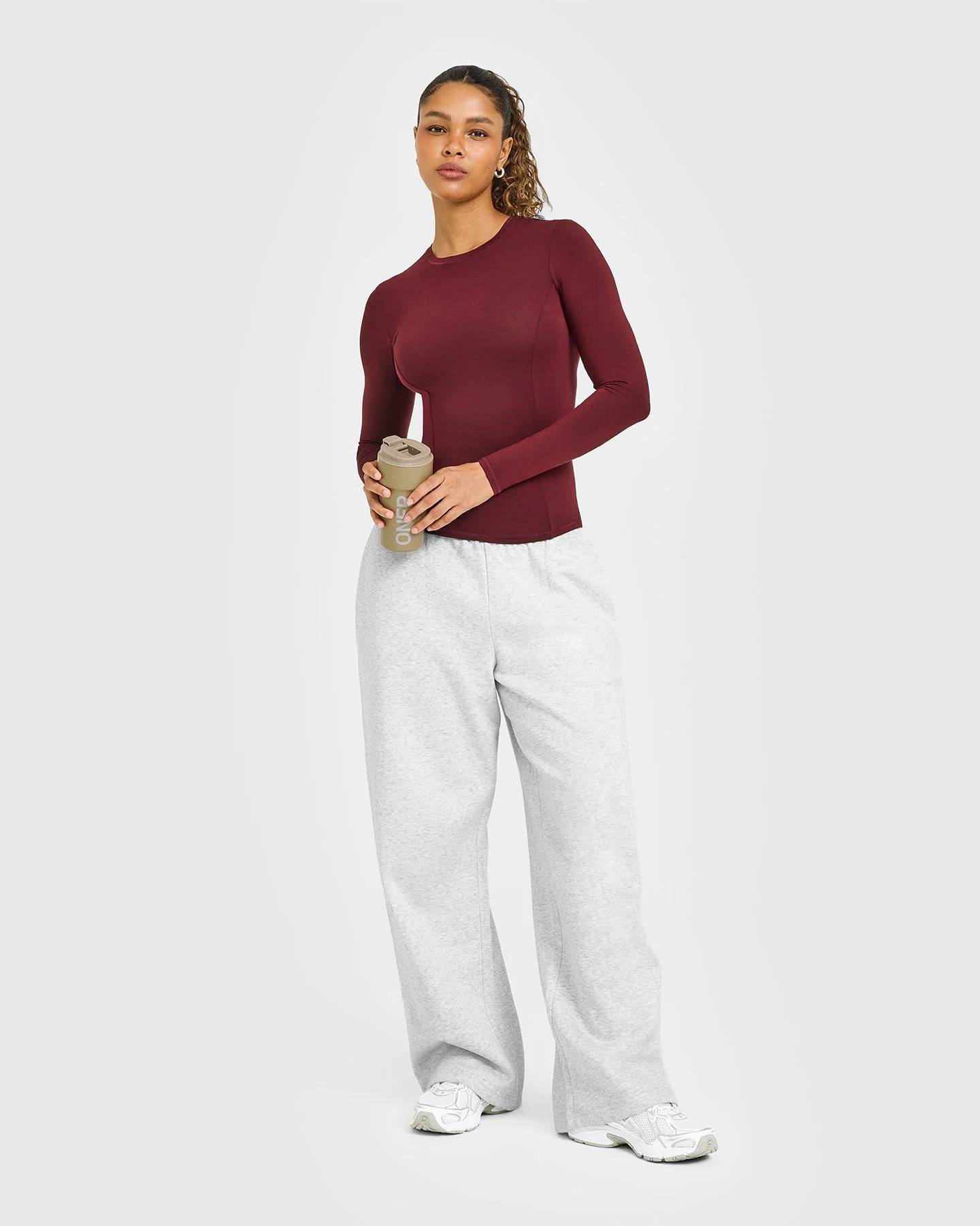 Mellow™ Soft Long Sleeve Top | Rosewood - Image 2