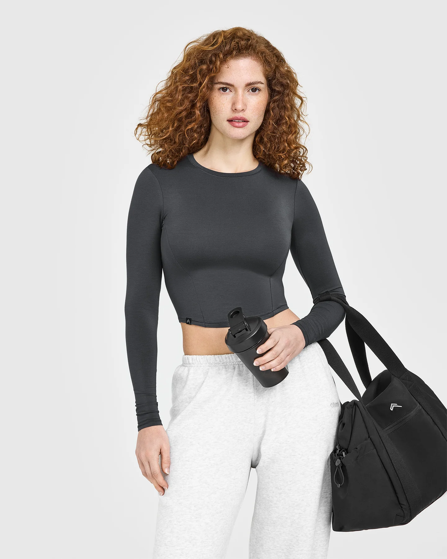 Mellow™ Soft Mid Long Sleeve Top | Coal - Image 5