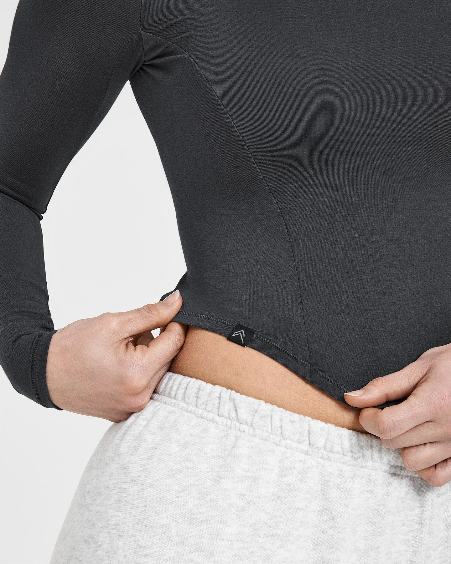 Mellow™ Soft Mid Long Sleeve Top | Coal - Image 6