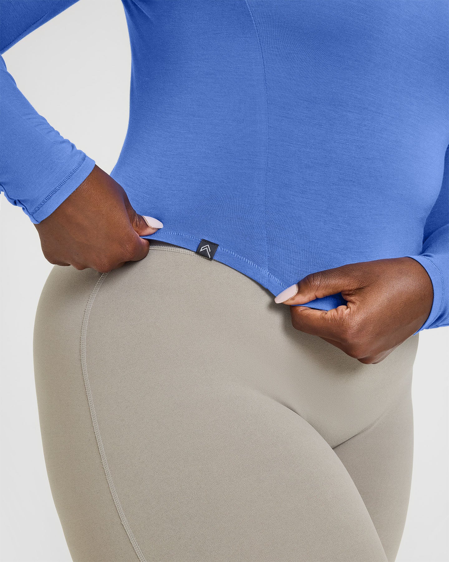 Mellow™ Soft Mid Long Sleeve Top | Glaucous Blue - Image 5