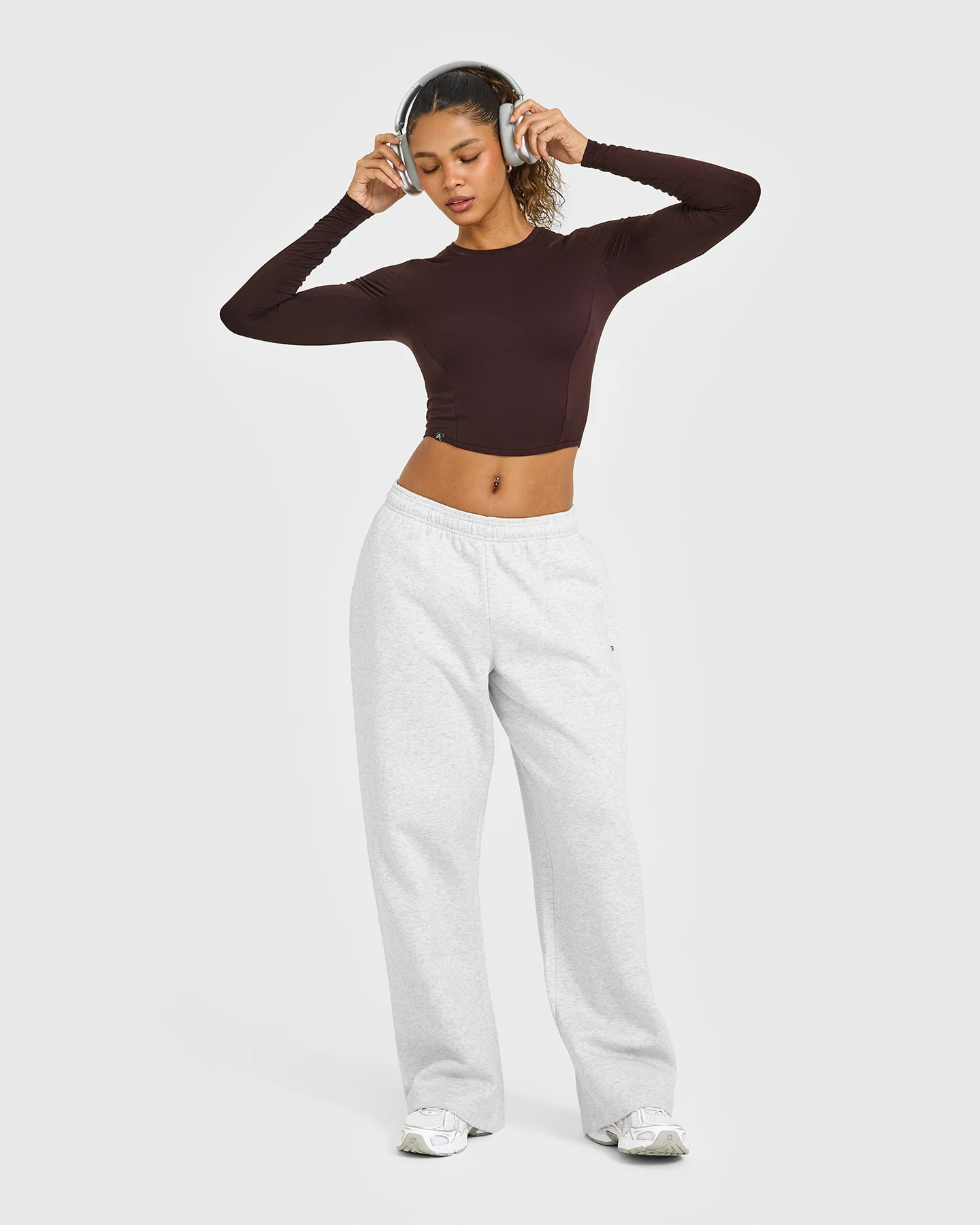 Mellow™ Soft Mid Long Sleeve Top | Plum Brown - Image 4