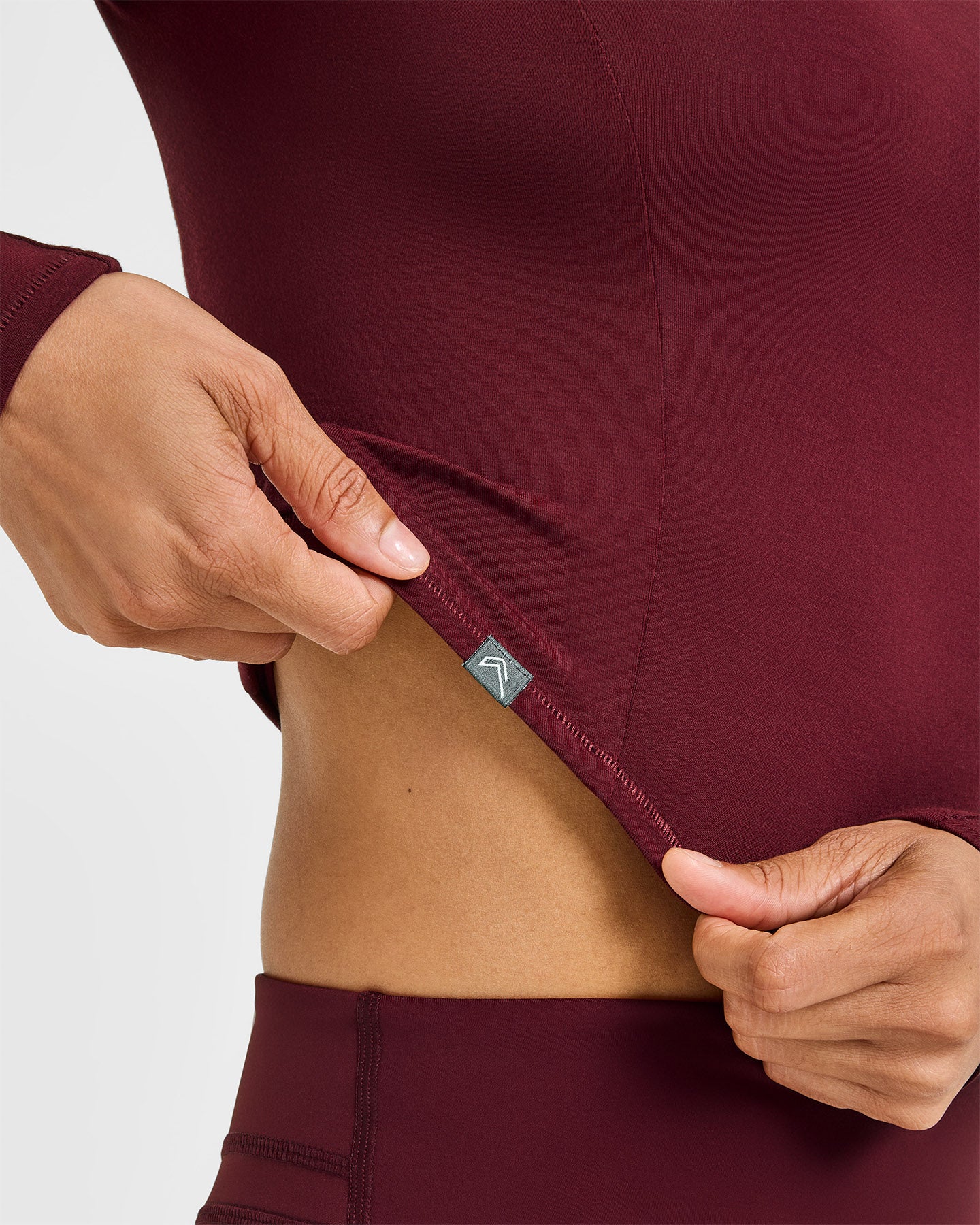 Mellow™ Soft Mid Long Sleeve Top | Rosewood - Image 6