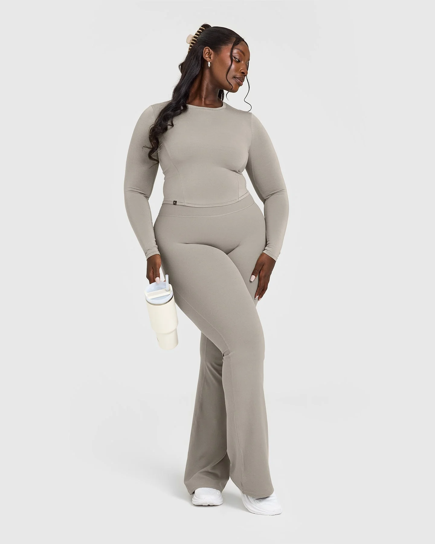 Mellow™ Soft Mid Long Sleeve Top | Warm Sand - Image 3