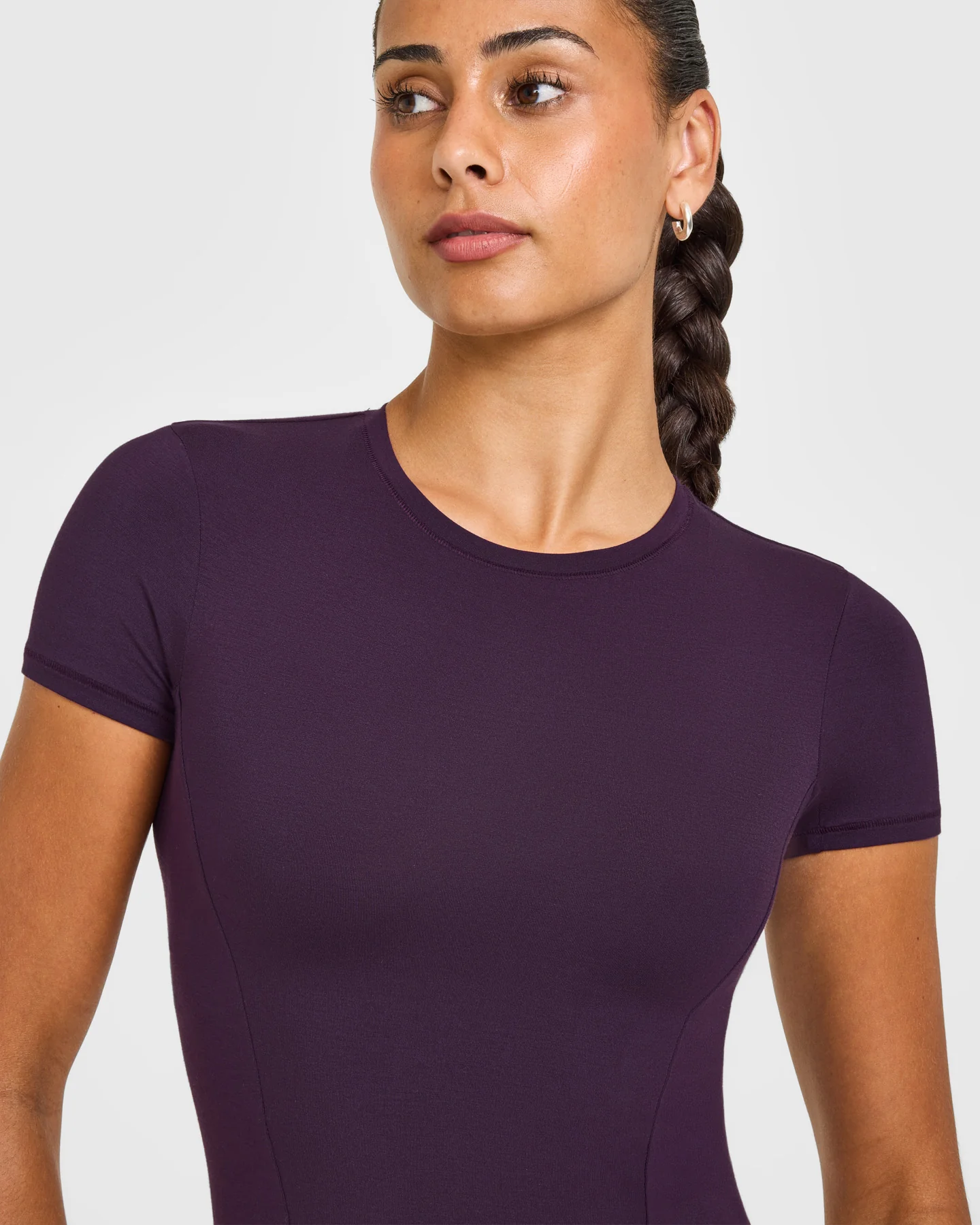Mellow™ Soft Mid Short Sleeve T-Shirt | Blackberry Purple - Image 4