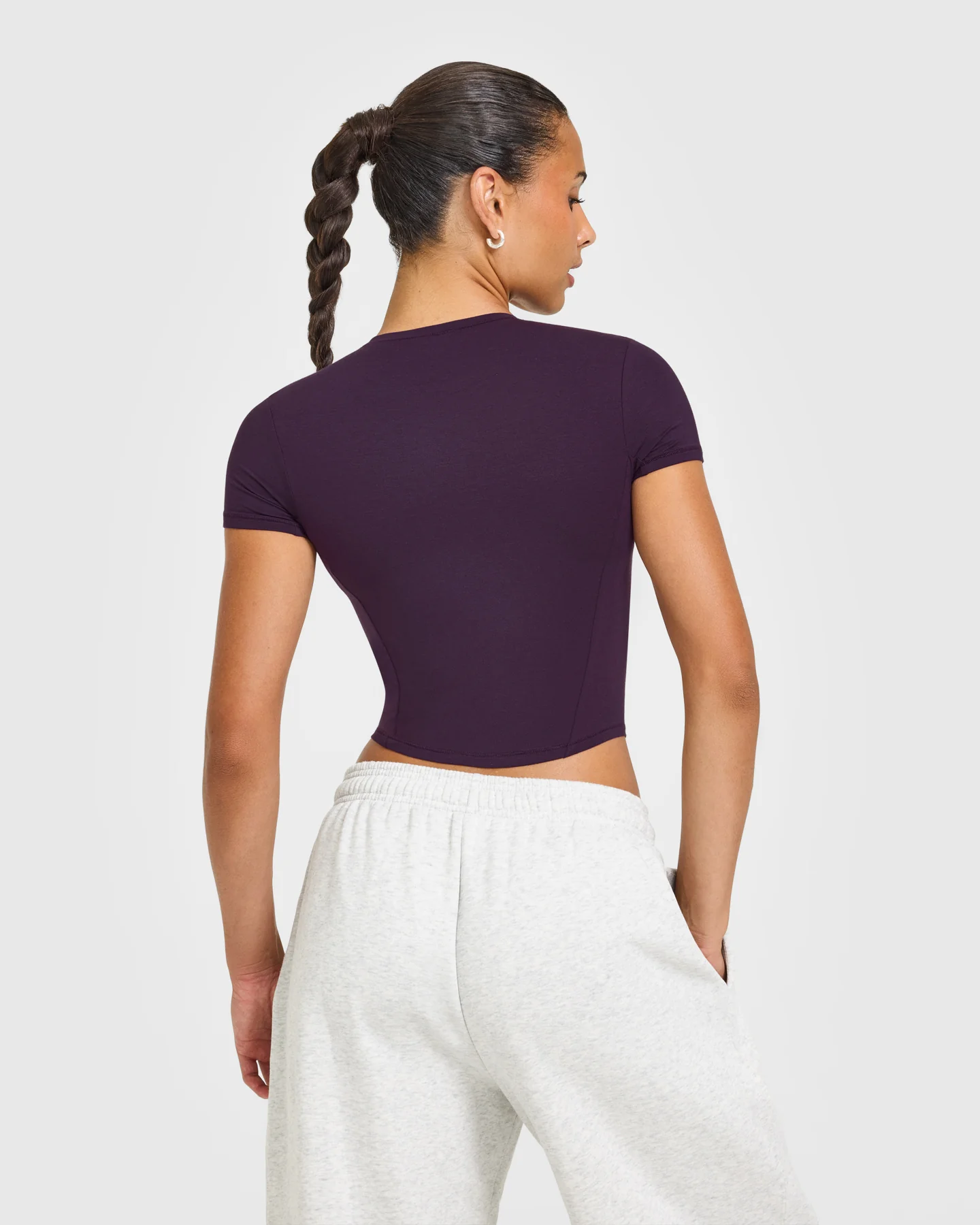 Mellow™ Soft Mid Short Sleeve T-Shirt | Blackberry Purple - Image 6