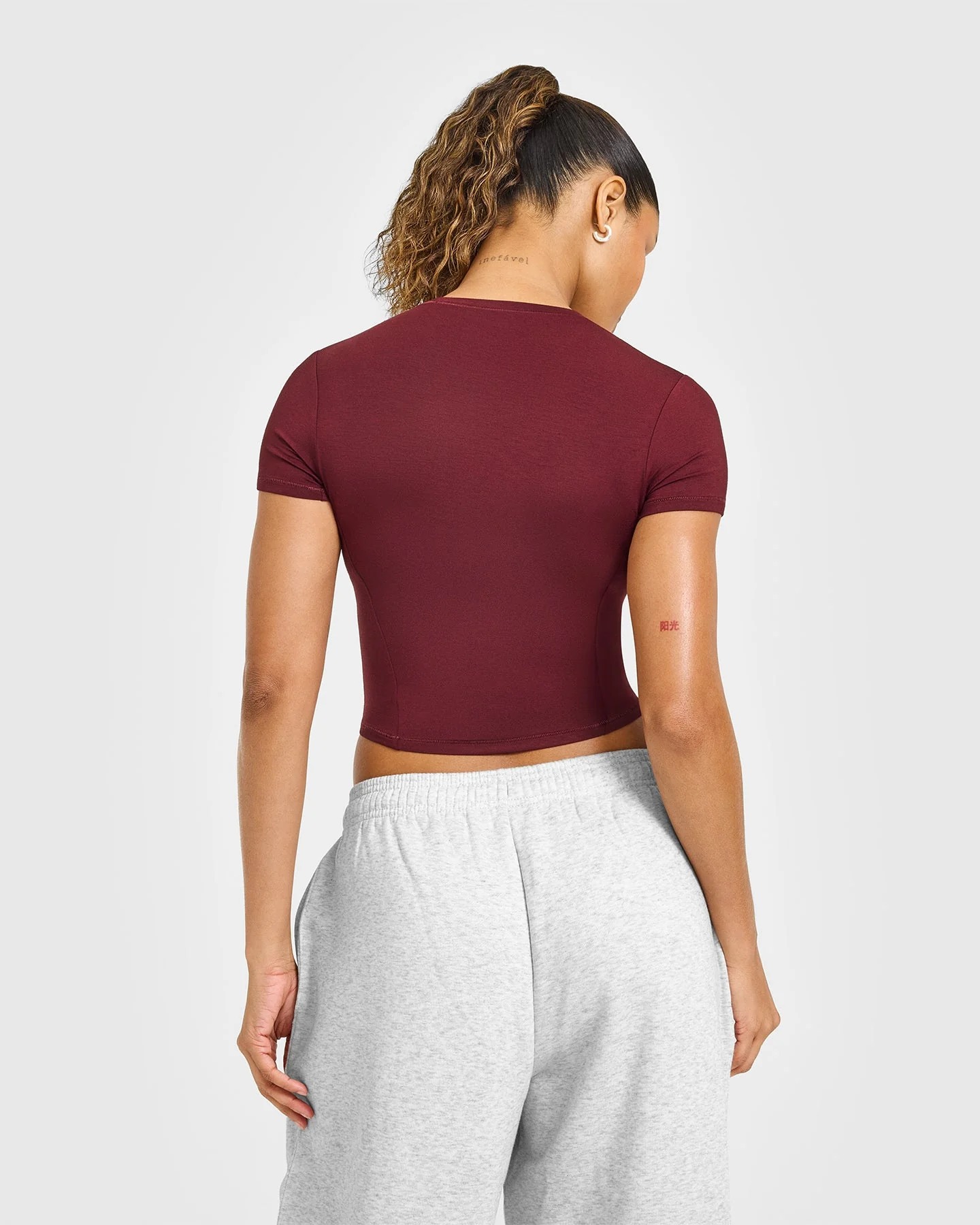 Mellow™ Soft Mid Short Sleeve T-Shirt | Rosewood - Image 6