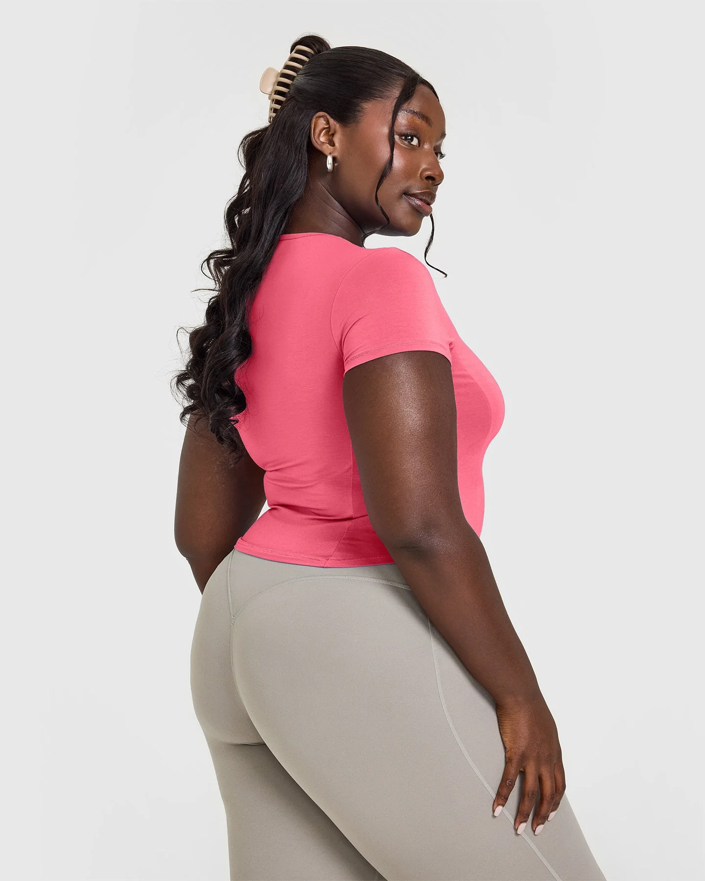 Mellow™ Soft Mid Short Sleeve T-Shirt | Velvet Pink - Image 4