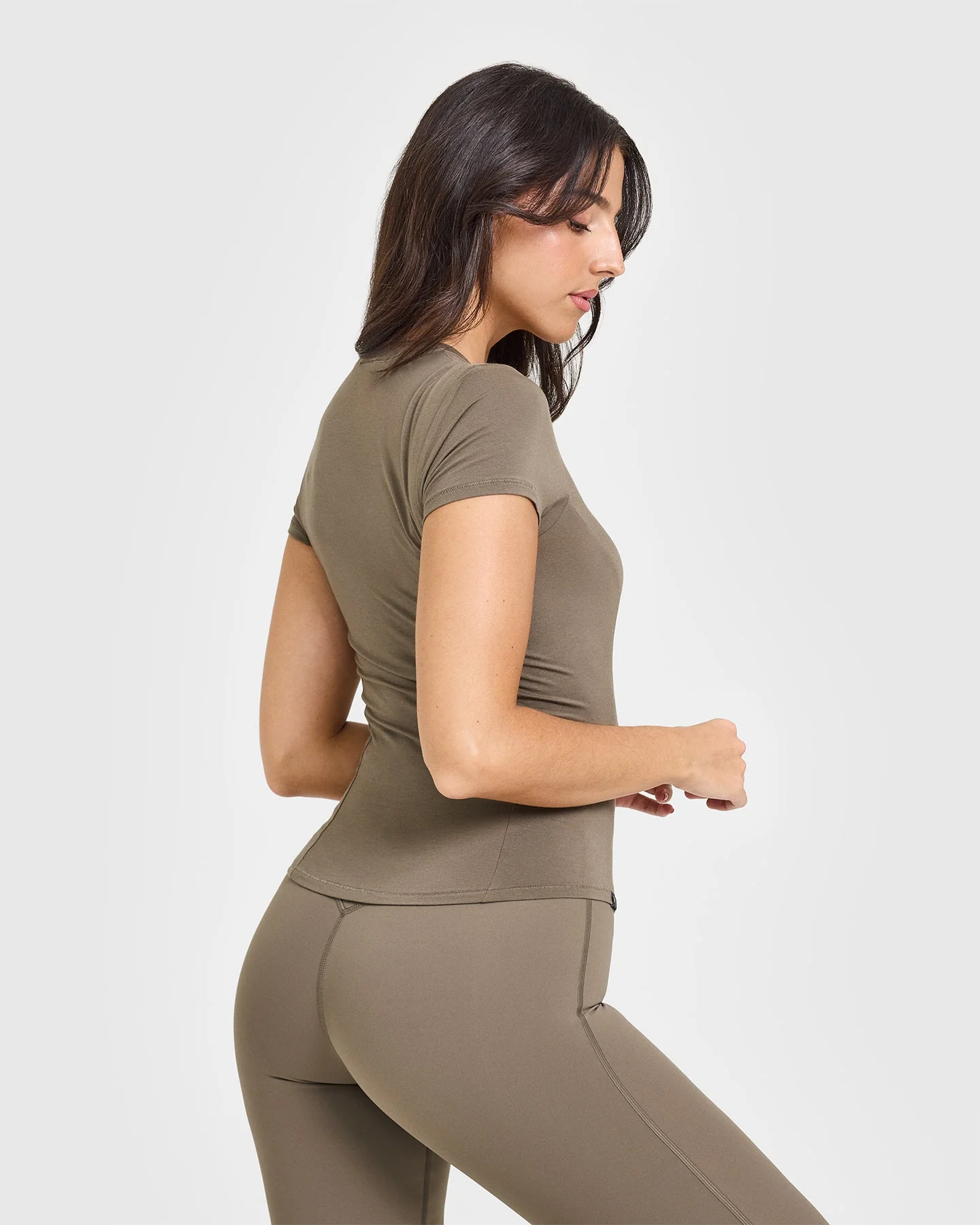 Mellow™ Soft Short Sleeve T-Shirt | Moss Brown - Image 4