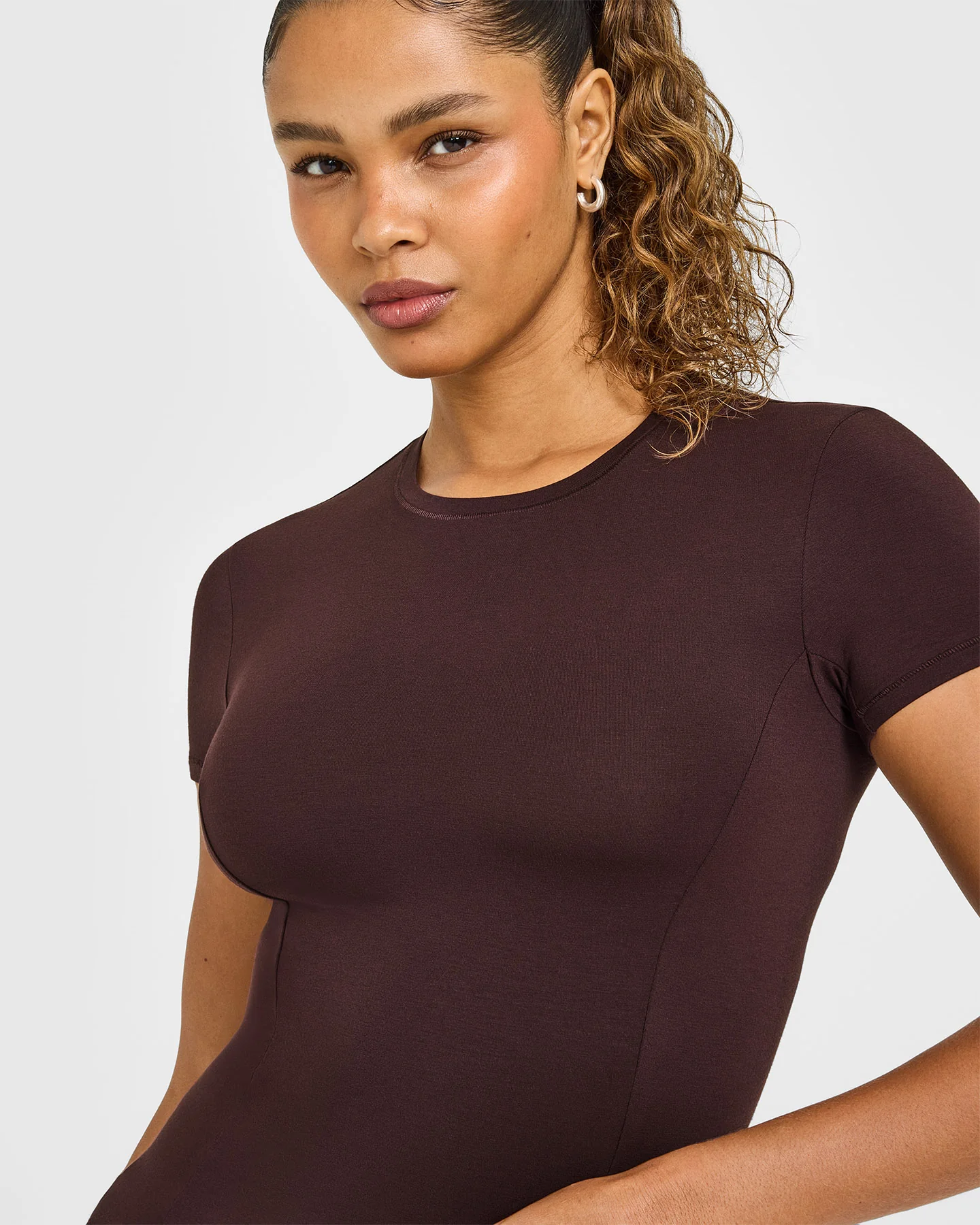 Mellow™ Soft Short Sleeve T-Shirt | Plum Brown - Image 2