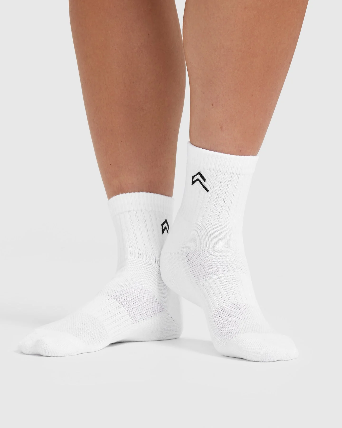 Mid Crew Socks 3 Pack | Grey/White/Black - Image 2