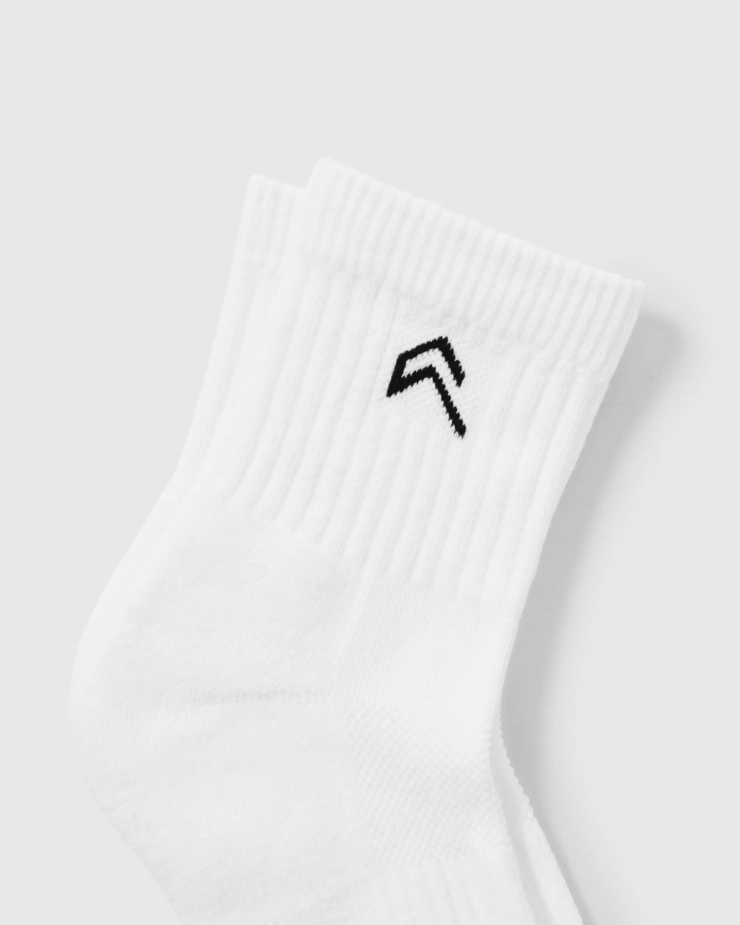 Mid Crew Socks 3 Pack | Grey/White/Black - Image 4