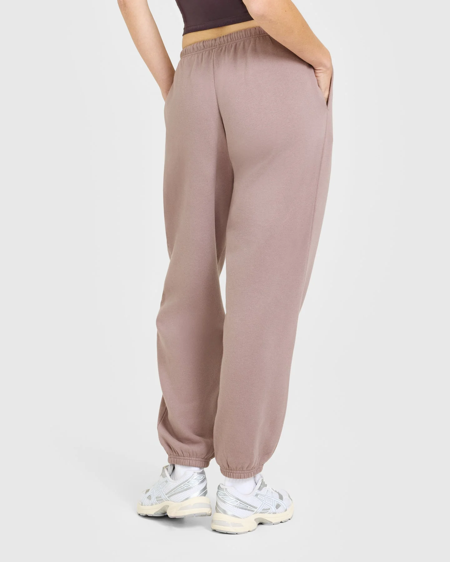 Mid Weight Relaxed Joggers | Dusty Purple - Image 4