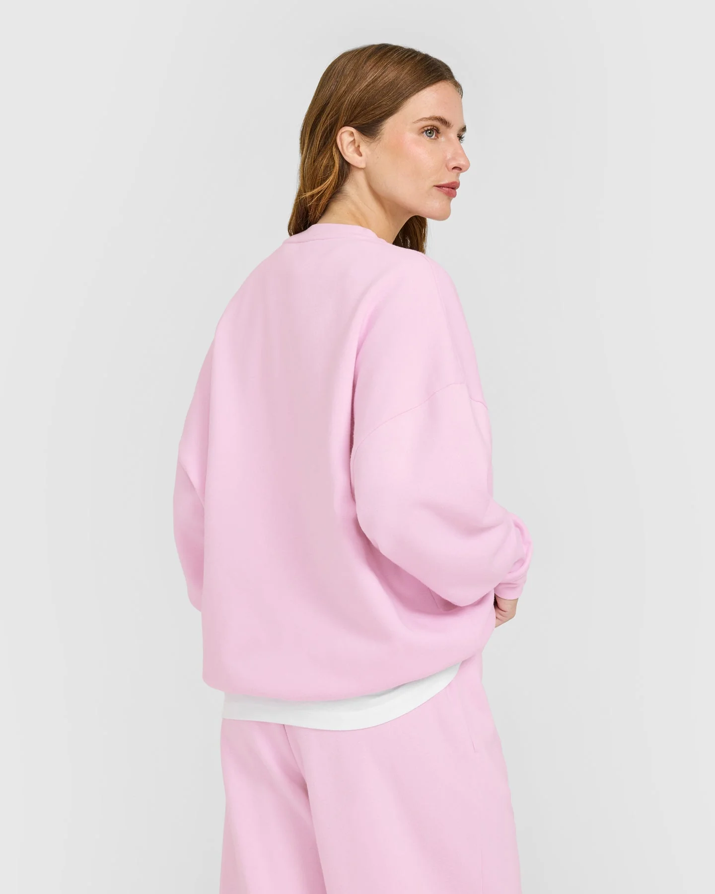 Mid Weight Sweatshirt | Chalk Pink - Image 2
