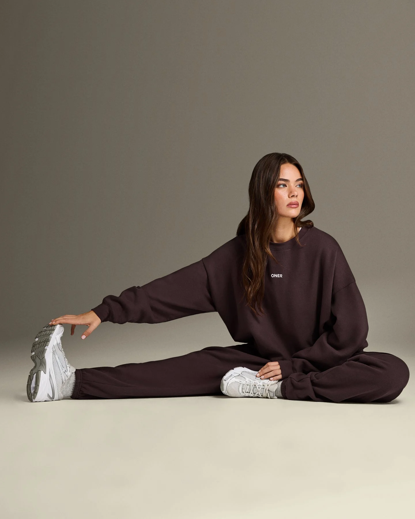 Mid Weight Sweatshirt | Umber Brown - Image 2