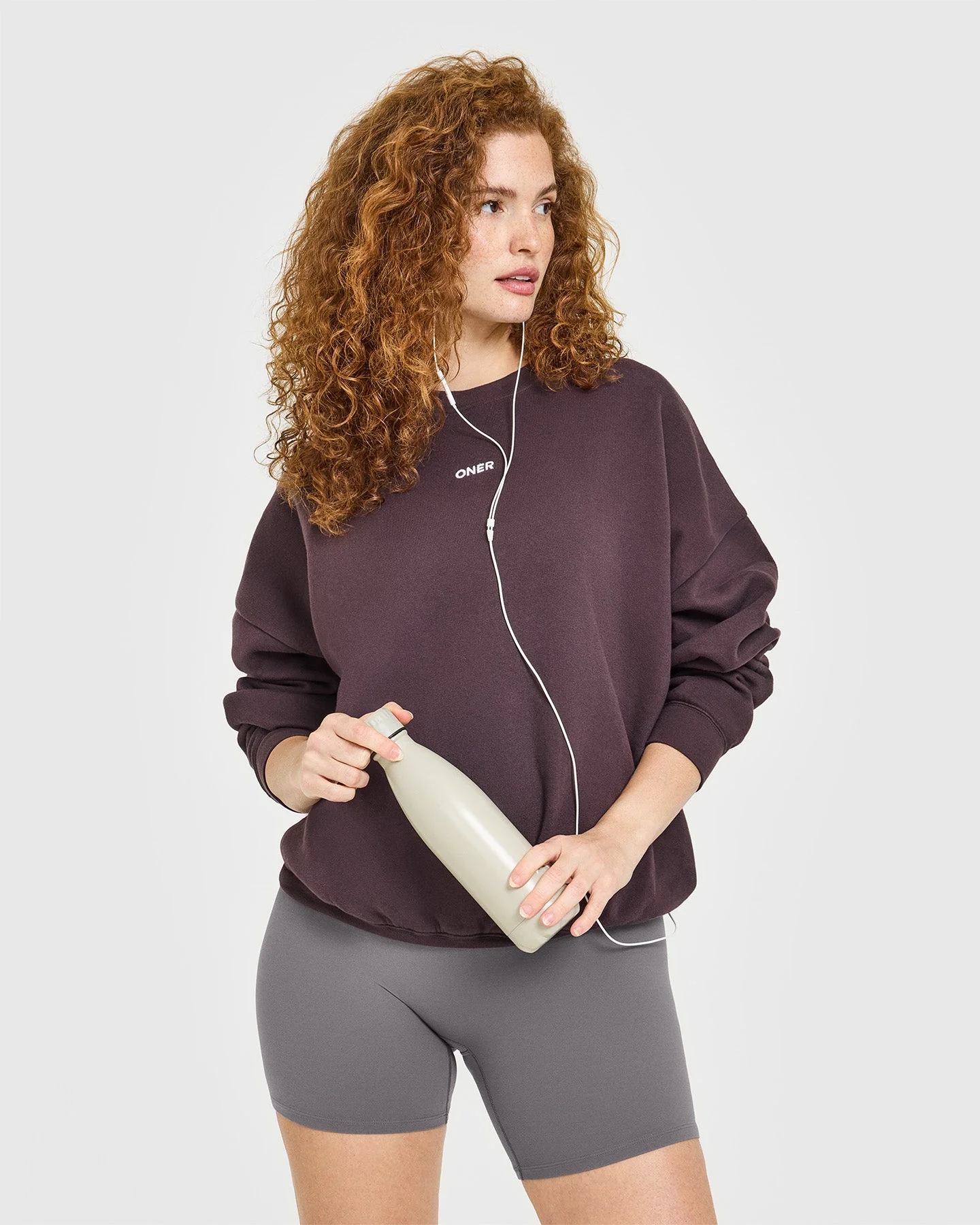 Mid Weight Sweatshirt | Umber Brown - Image 4
