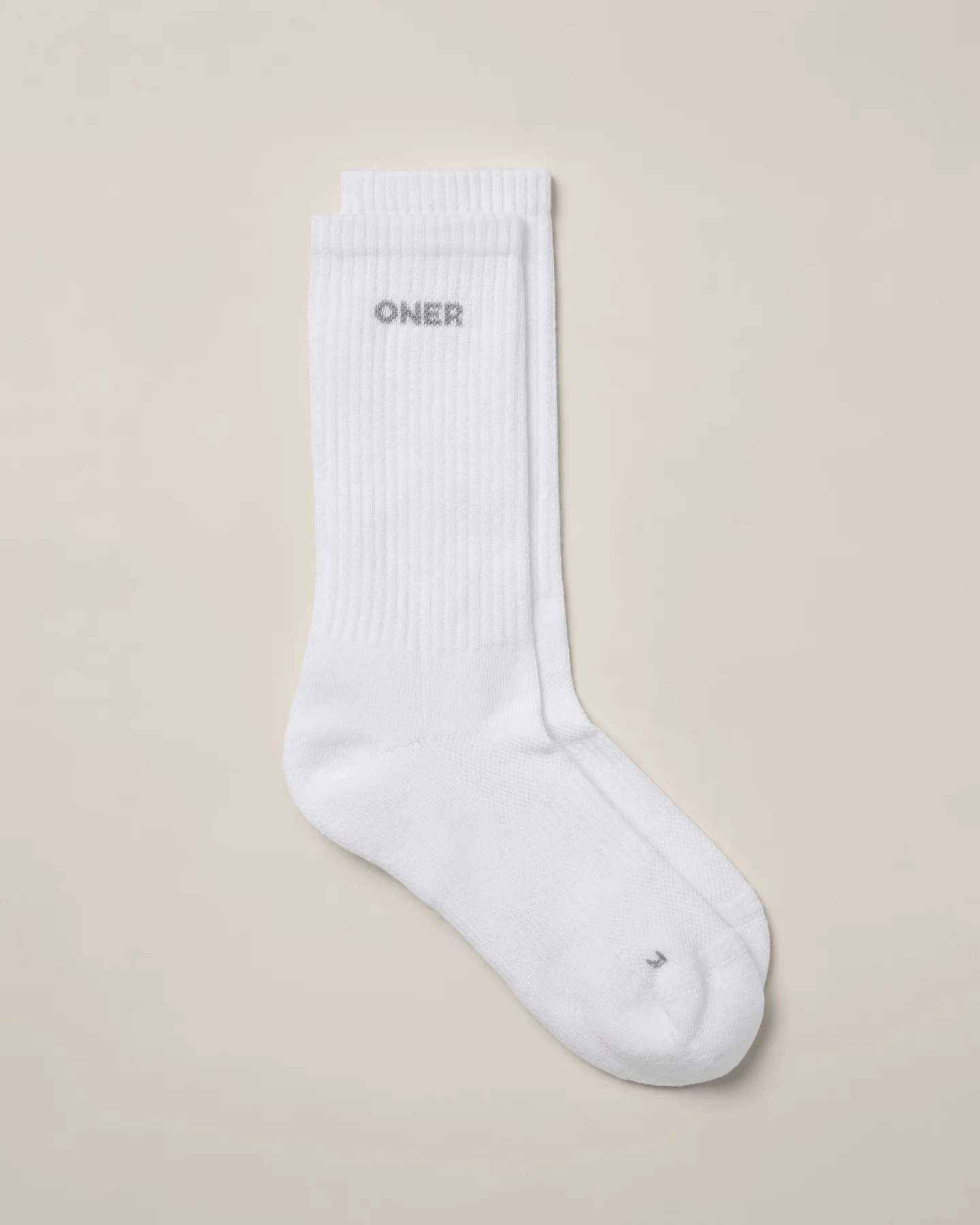Oner Long Crew Socks 1 Pack | White - Image 5