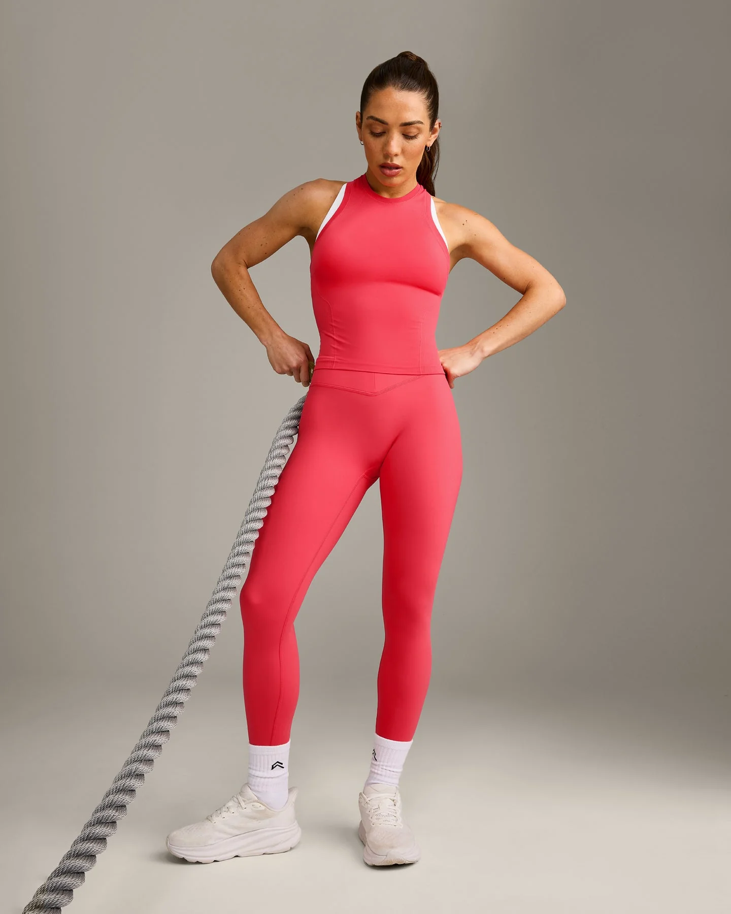Oner Seamless Fitted Vest | Light Charged Pink - Image 3