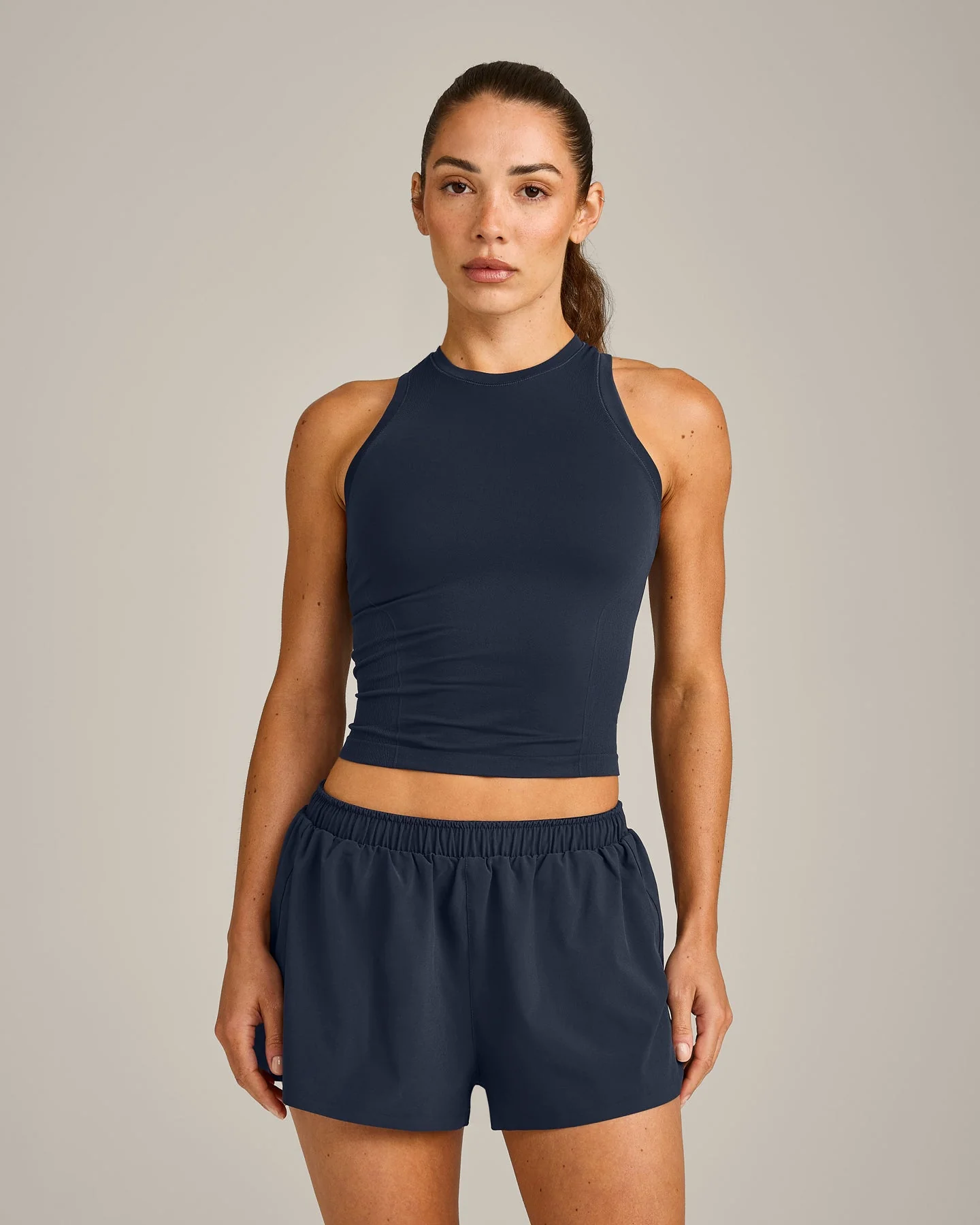 Oner Seamless Fitted Vest | Light True Blue