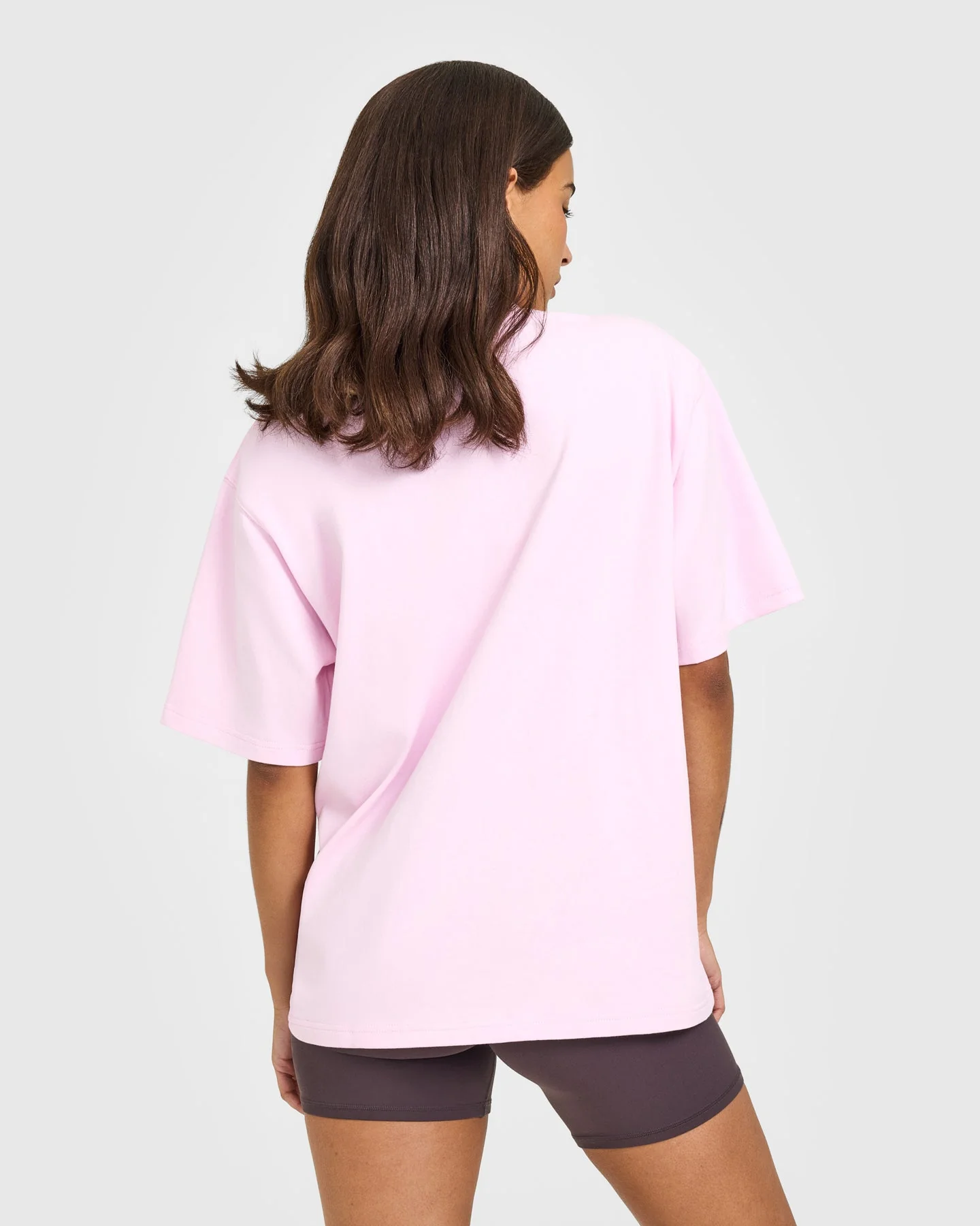 Oversized Oner Girlfriend Washed T-Shirt | Chalk Pink - Image 2