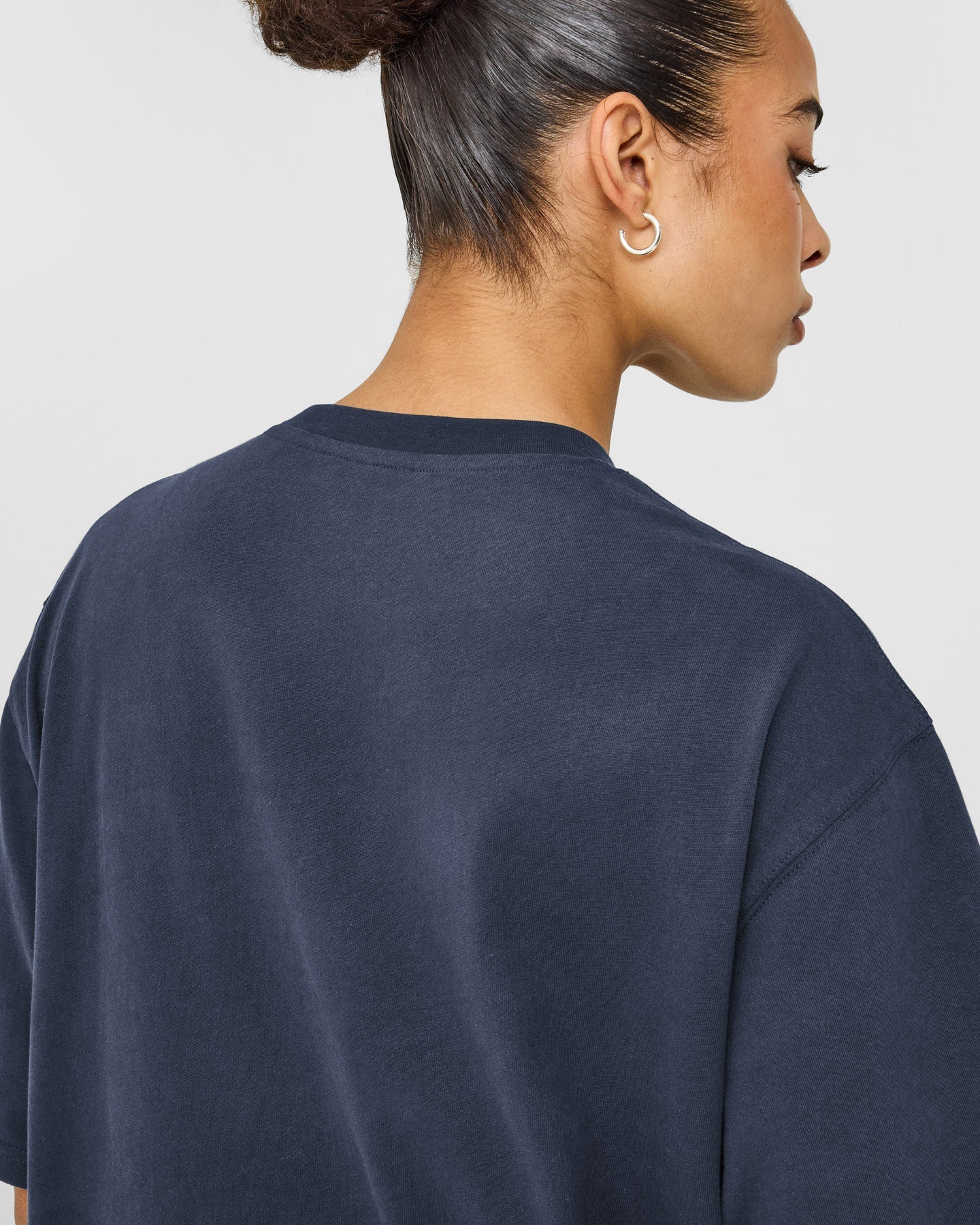 Oversized Oner Girlfriend Washed T-Shirt | True Blue - Image 6