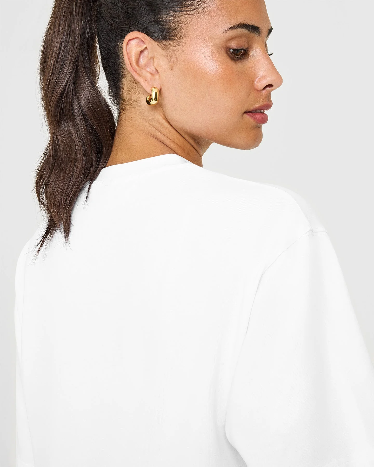 Oversized Oner Washed T-Shirt | White - Image 4