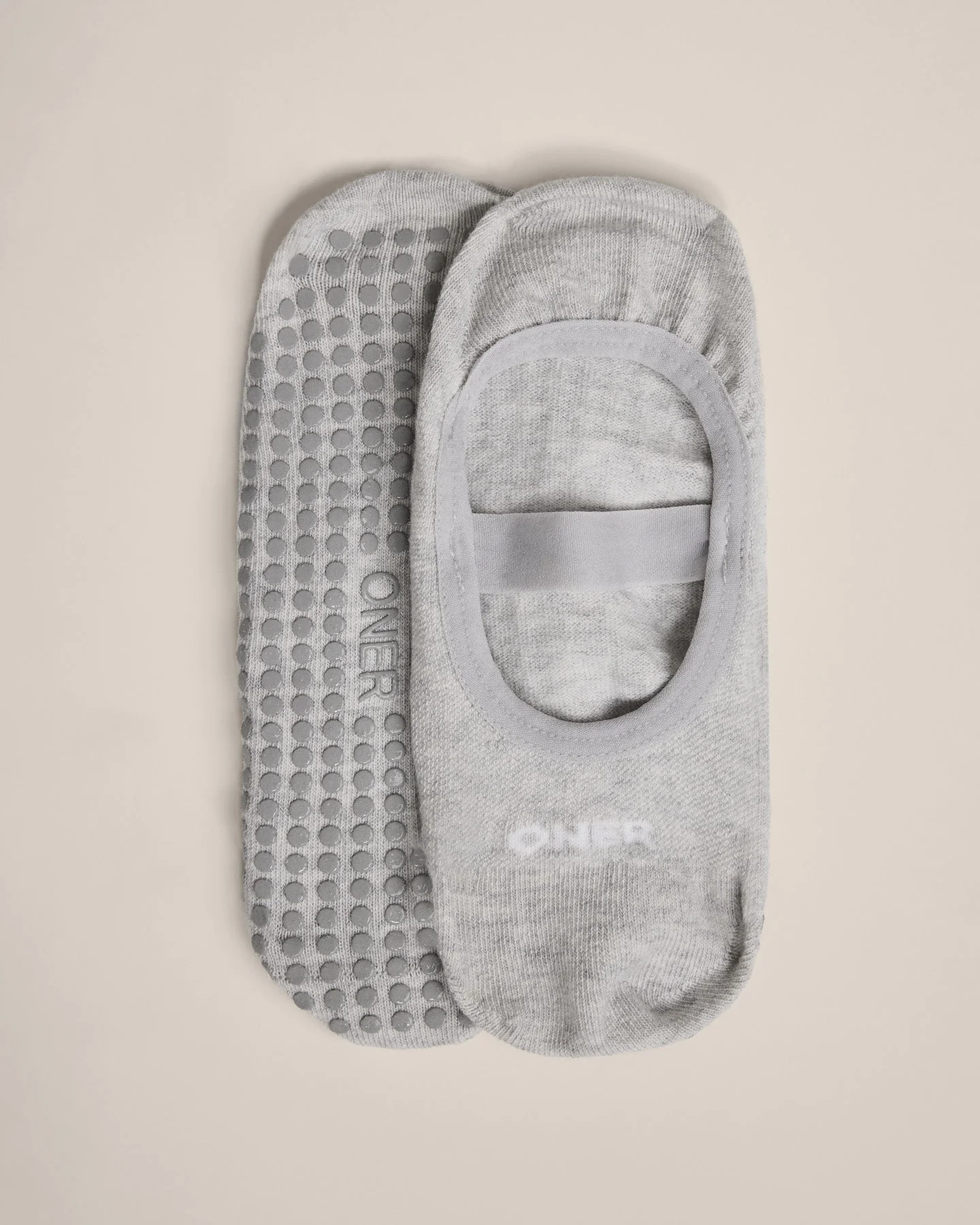 Pilates Grip Socks 1 Pack | Grey Marl - Image 5