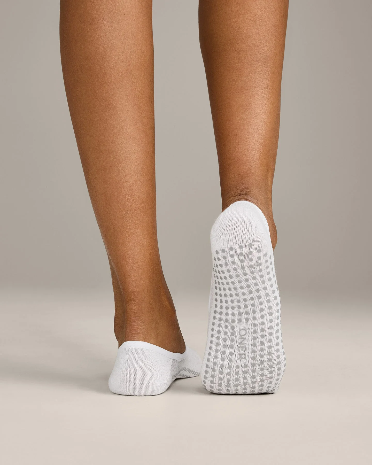 Pilates Grip Socks 1 Pack | White - Image 4