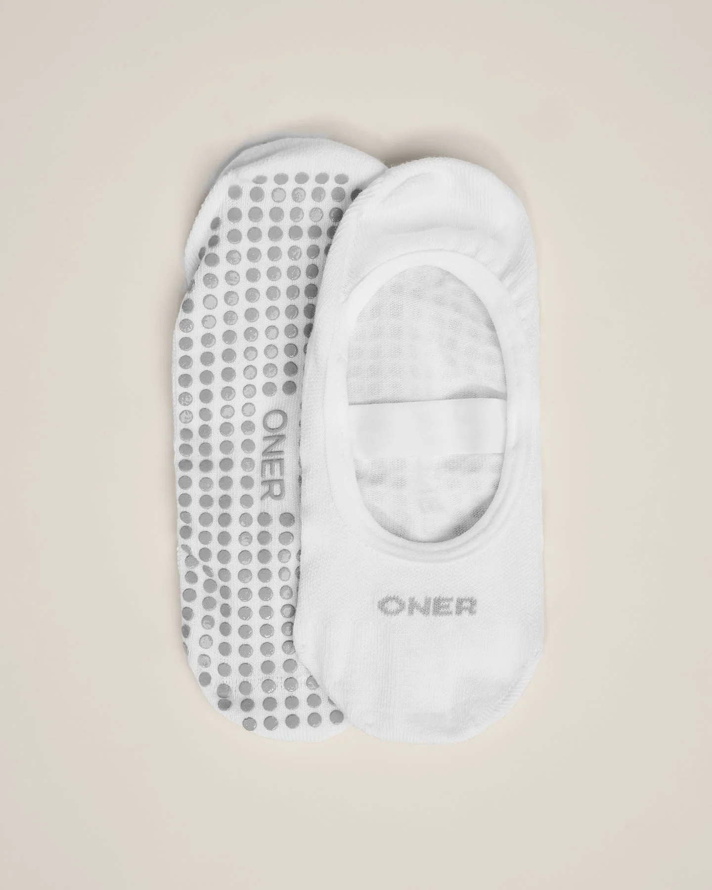 Pilates Grip Socks 1 Pack | White - Image 6