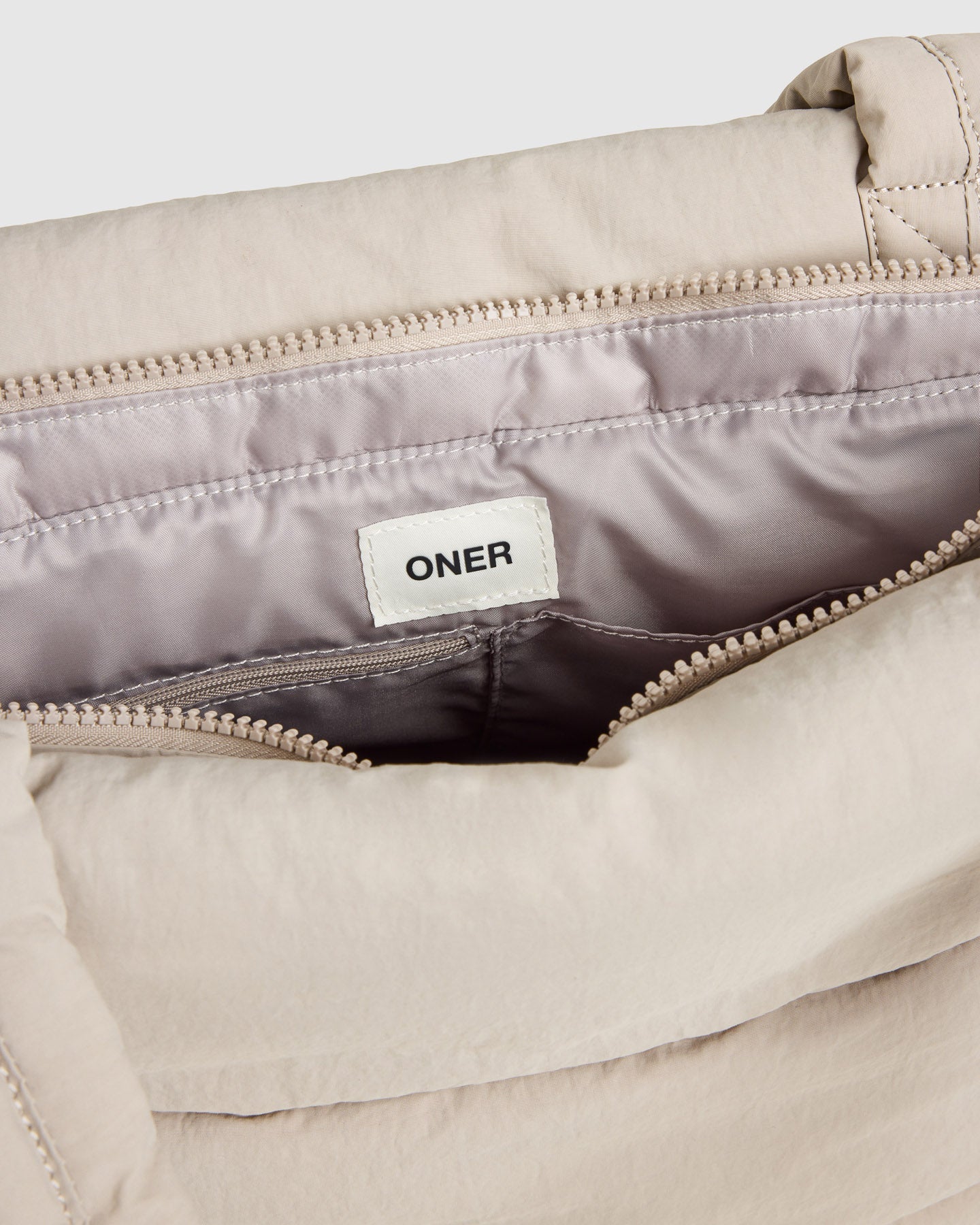 Quilted Tote Bag | Sand - Image 6