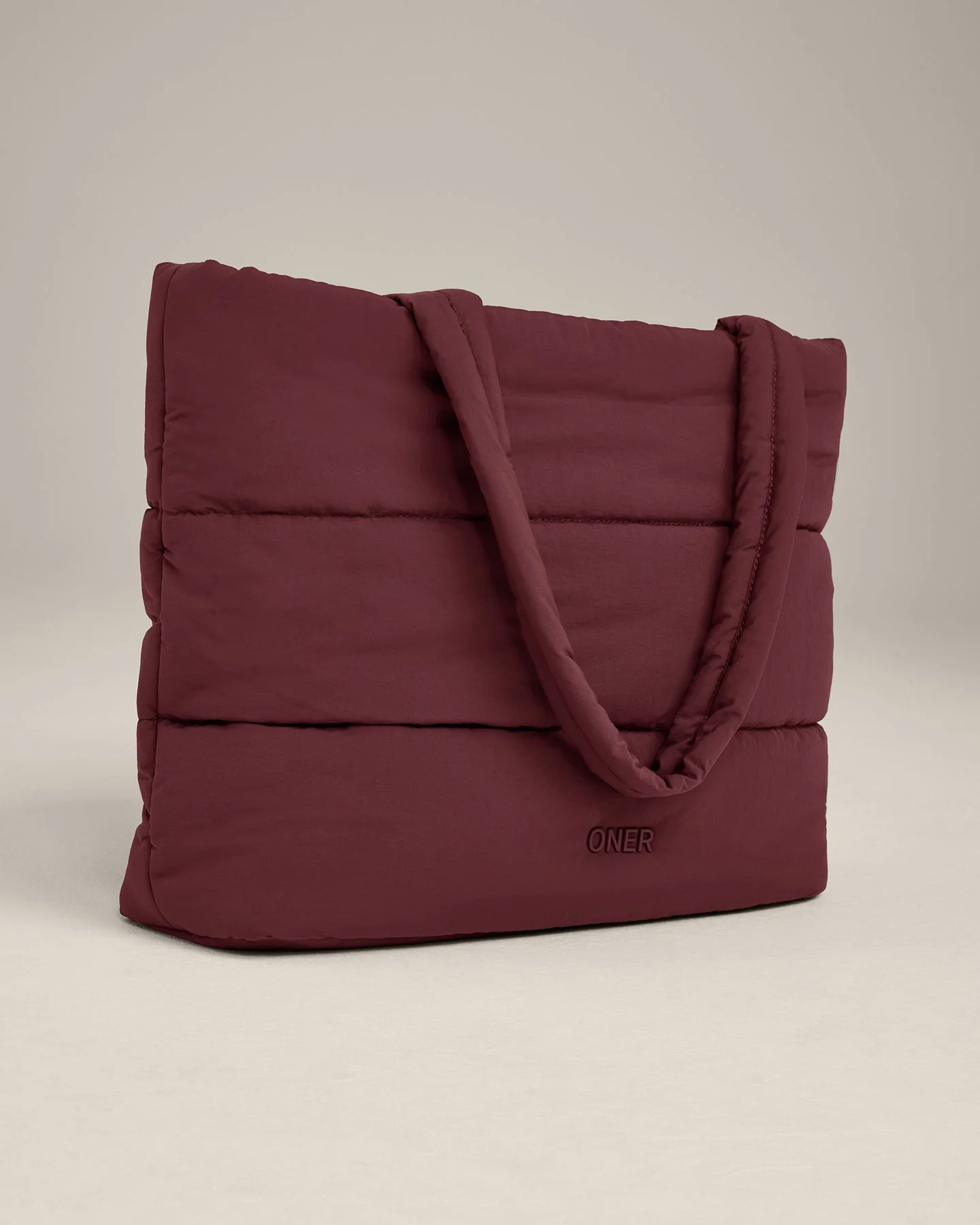 Quilted Tote Bag | Velvet Mocha - Image 2