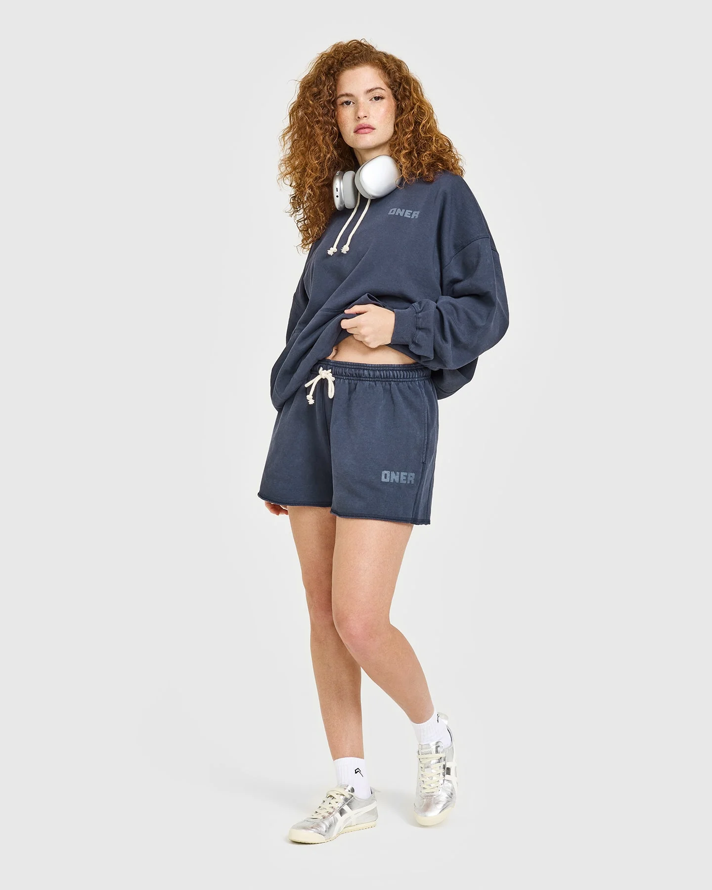Raw Lounge Oversized Hoodie | Washed True Blue - Image 3