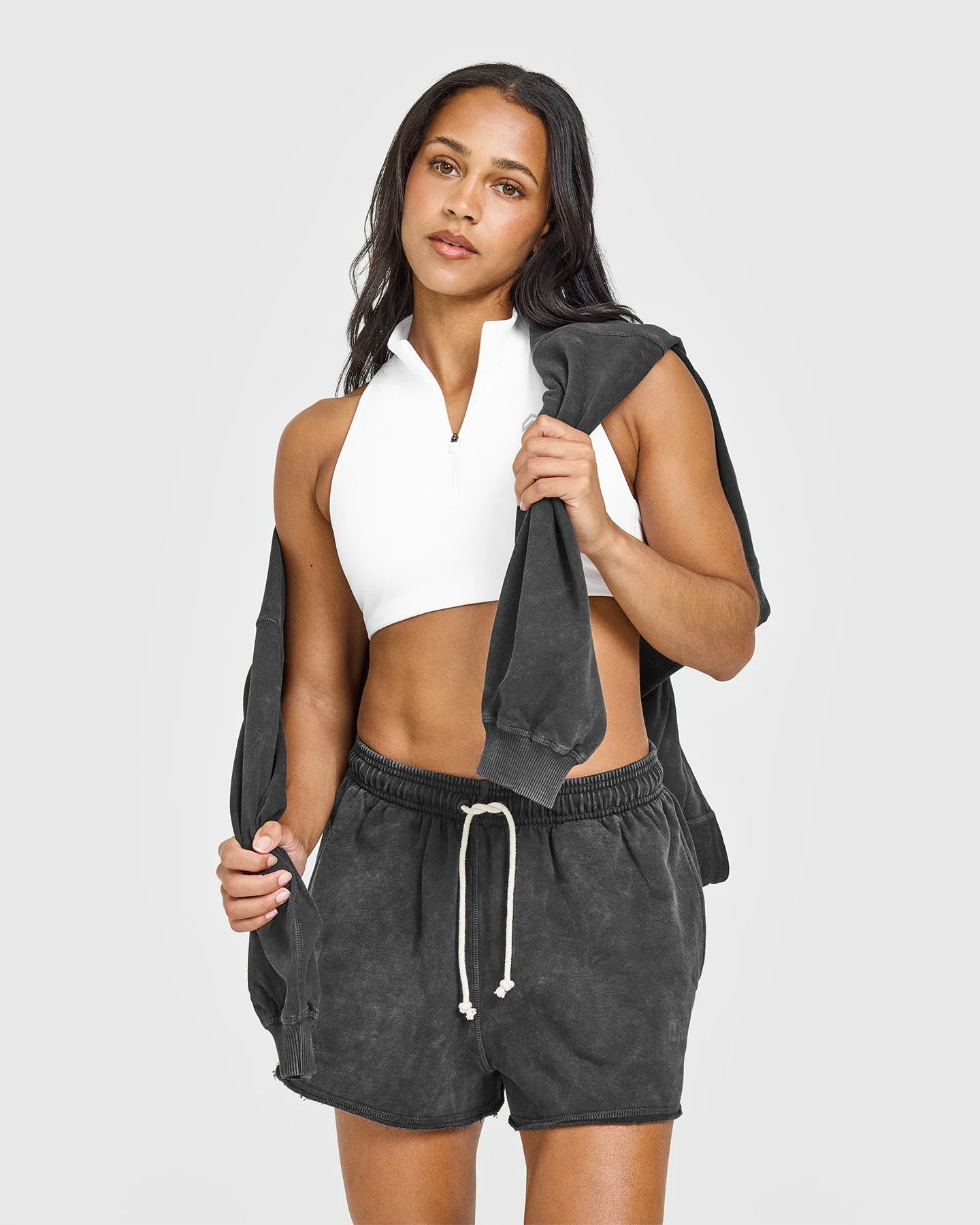 Raw Lounge Oversized Shorts | Washed Black - Image 6