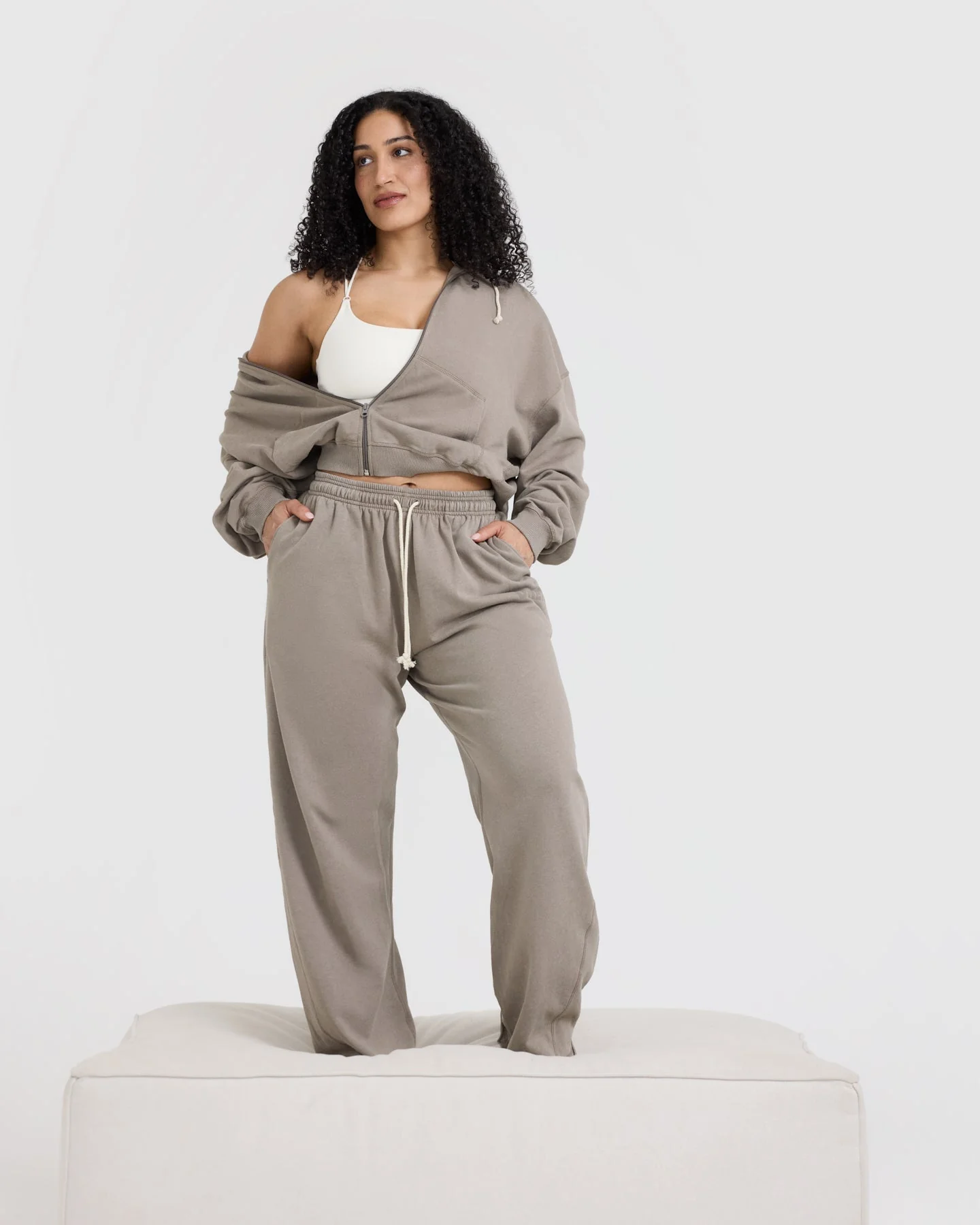 Raw Lounge Oversized Zip Hoodie | Washed Minky - Image 6